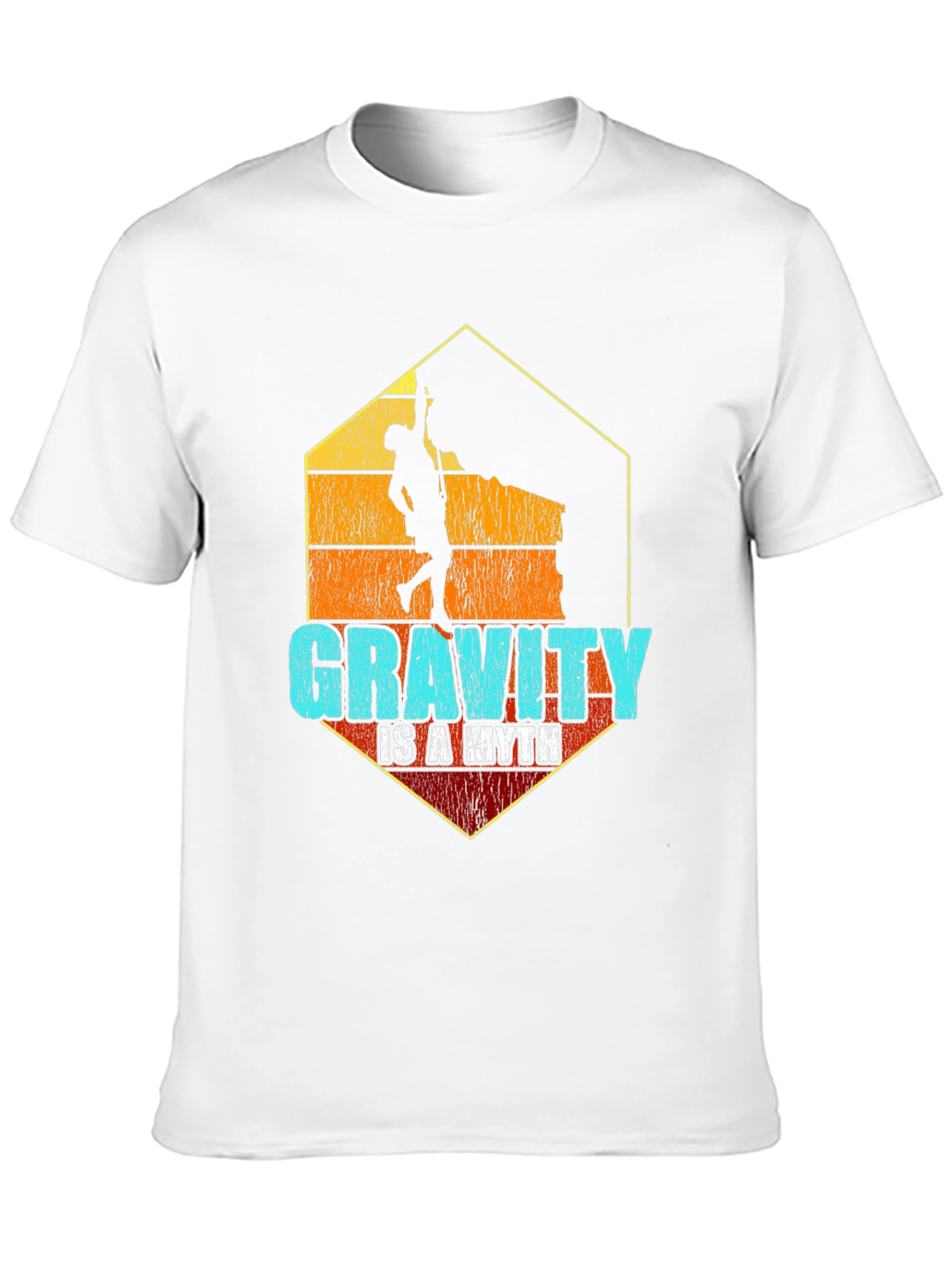 Gravity is a Myth Climbing T-Shirt