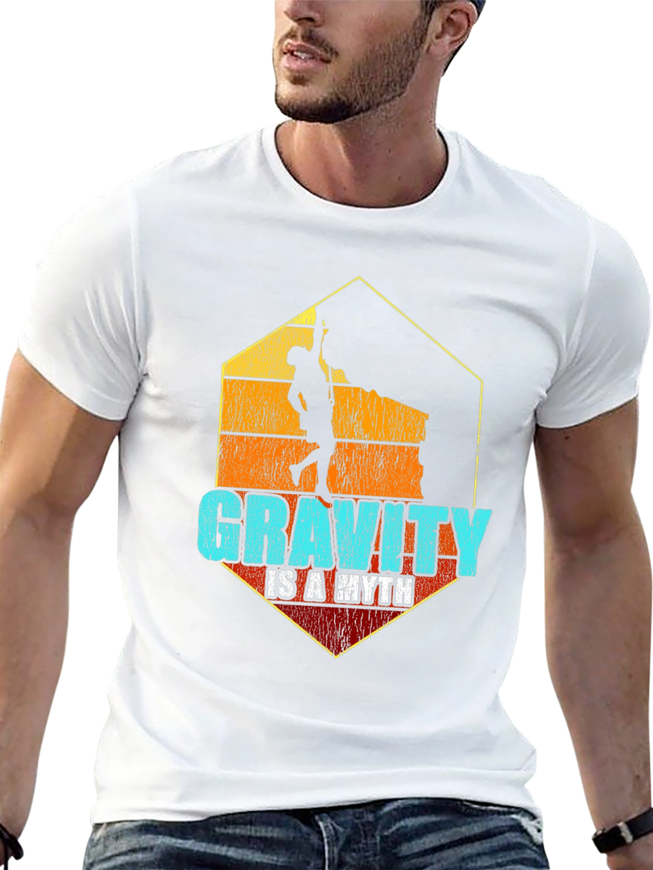 Gravity is a Myth Climbing T-Shirt
