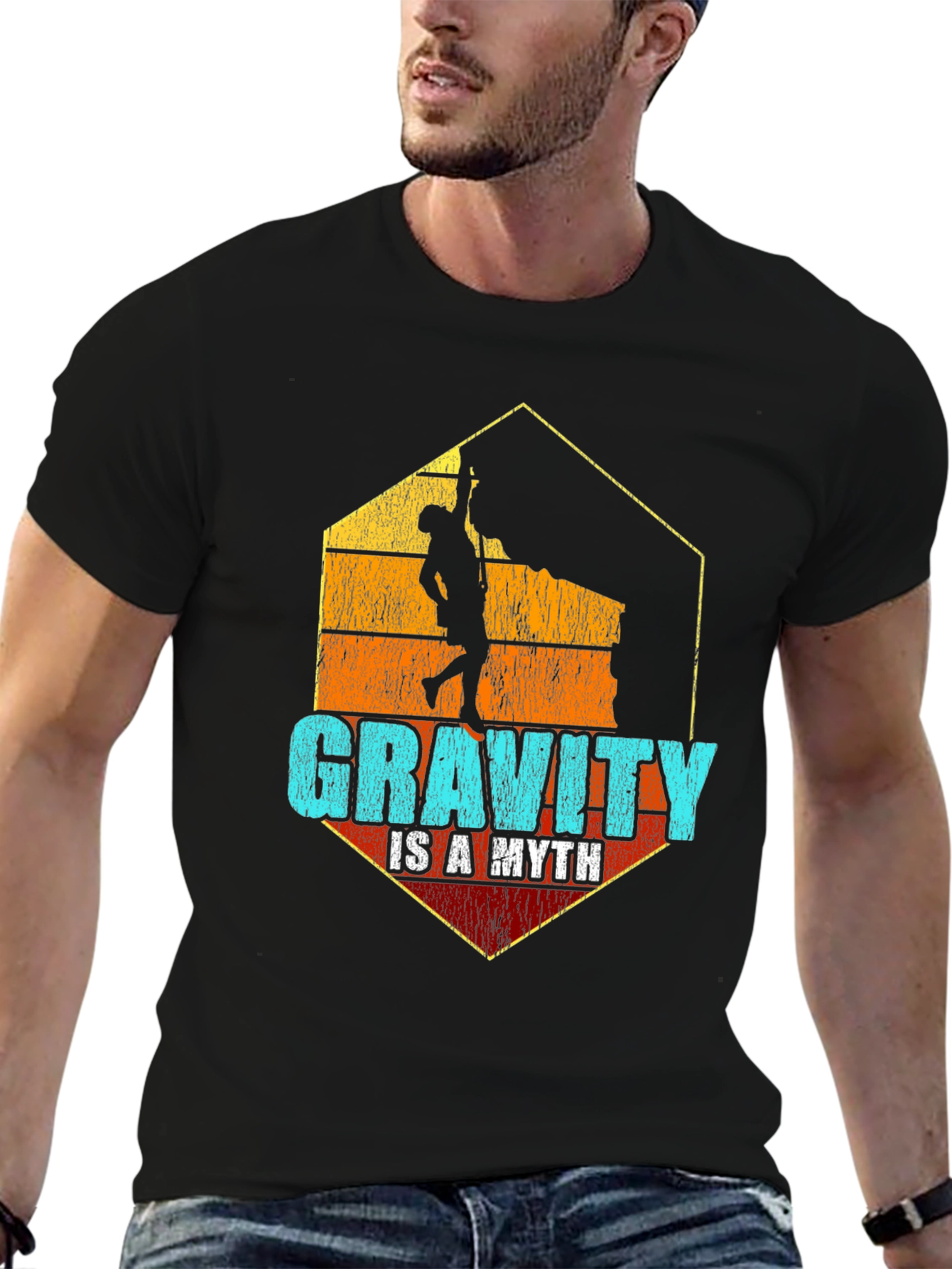 Gravity is a Myth Climbing T-Shirt