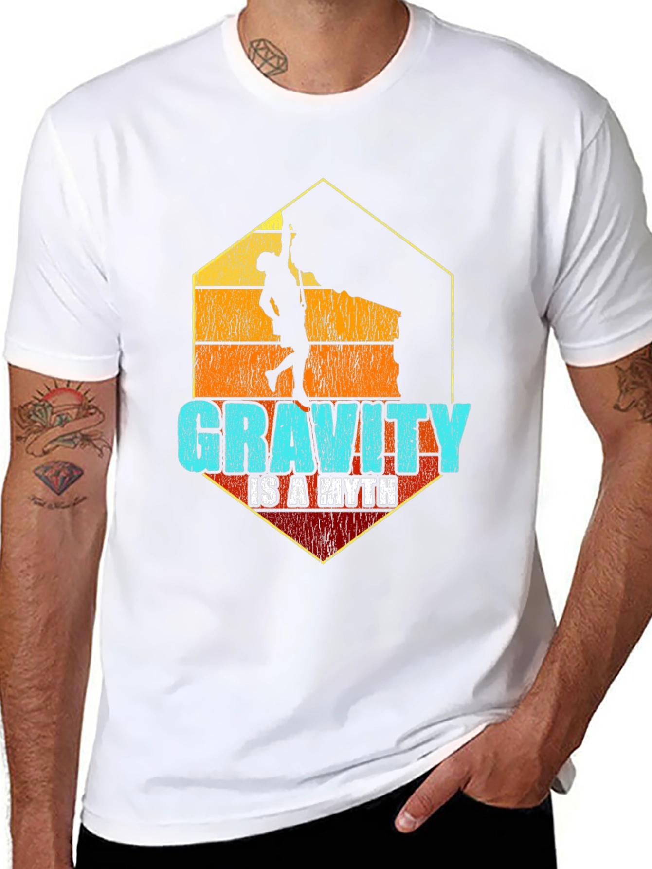 Gravity is a Myth Climbing T-Shirt