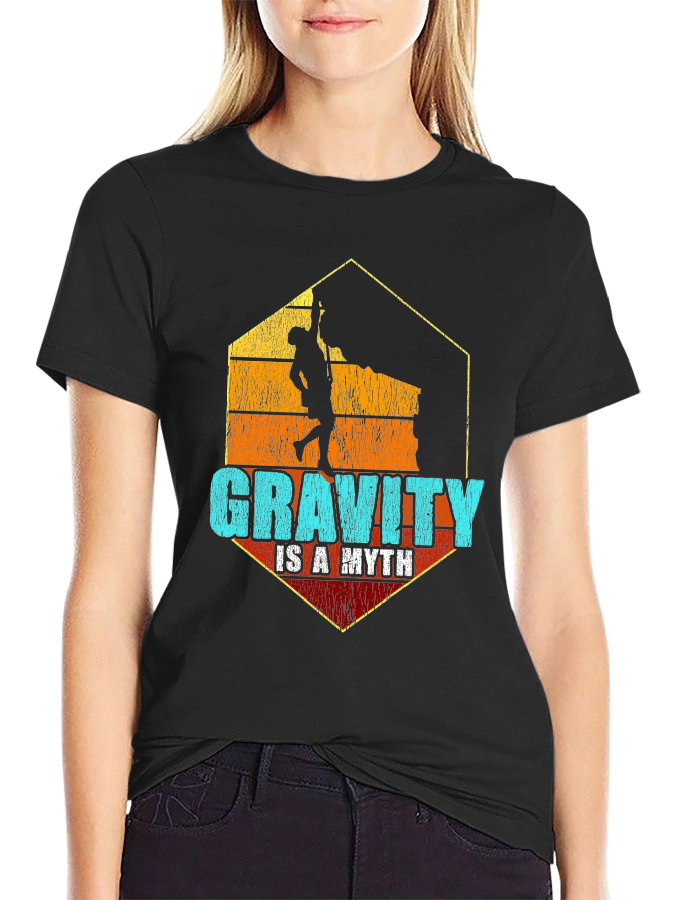 Gravity is a Myth Climbing T-Shirt