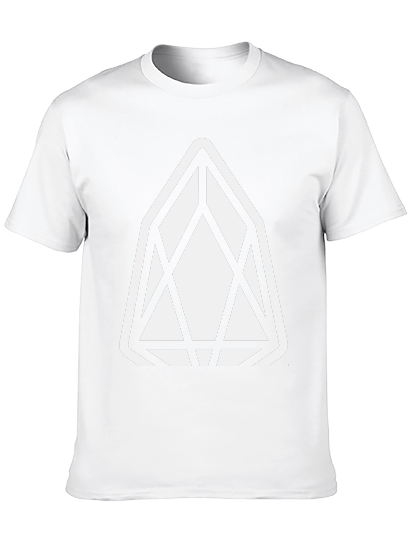 Geometric Graphic Tee - Modern Black T-Shirt