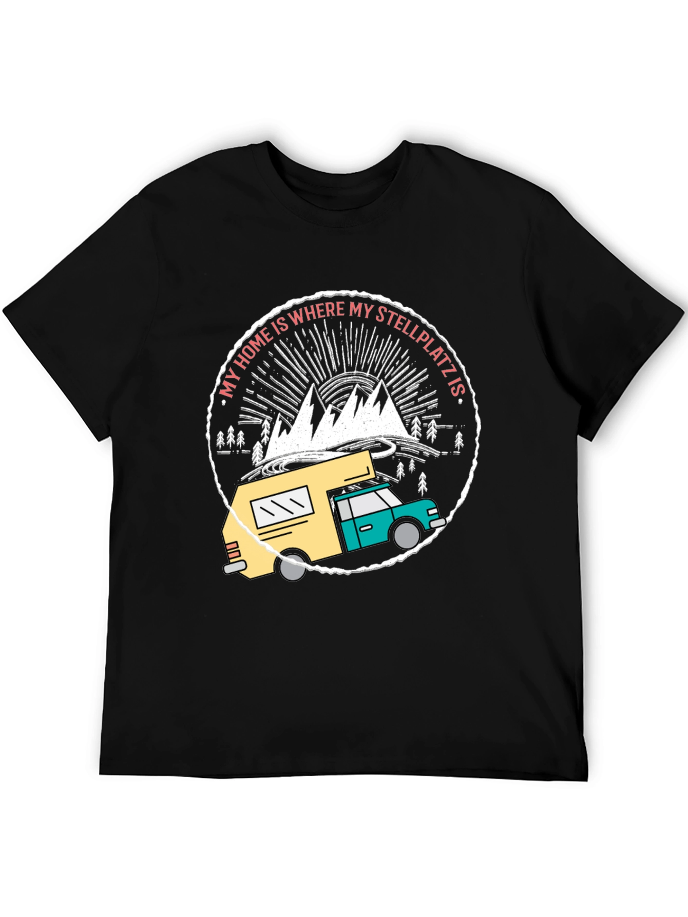 My Home is Where My Stellplatz T-Shirt