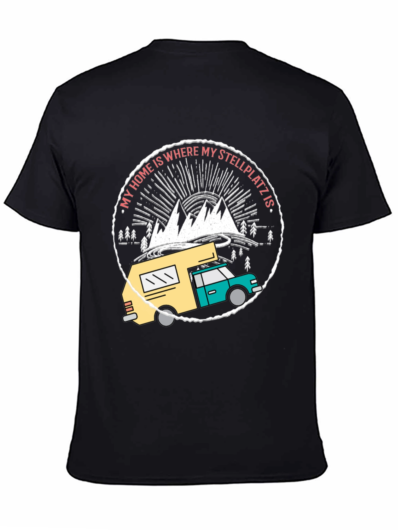 My Home is Where My Stellplatz T-Shirt