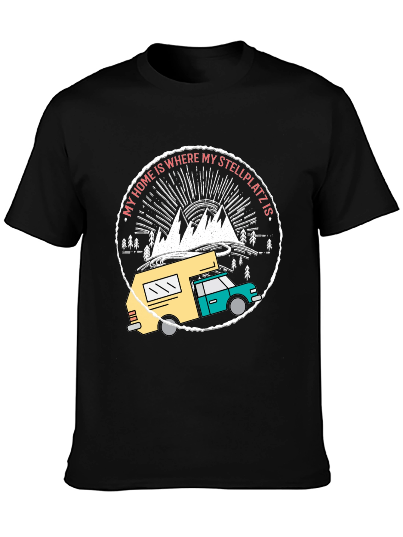 My Home is Where My Stellplatz T-Shirt