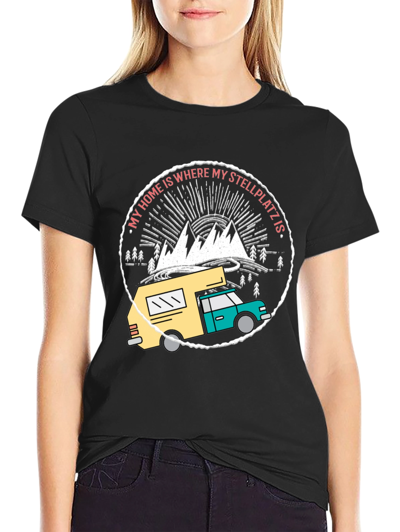 My Home is Where My Stellplatz T-Shirt