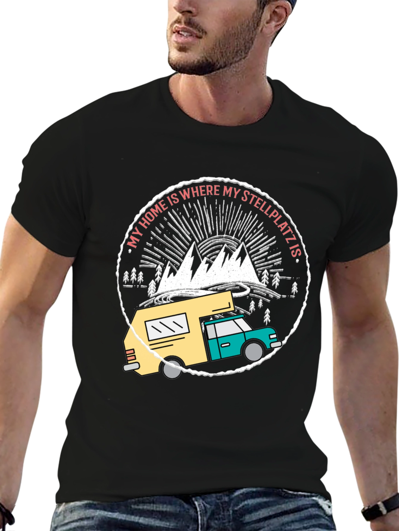My Home is Where My Stellplatz T-Shirt