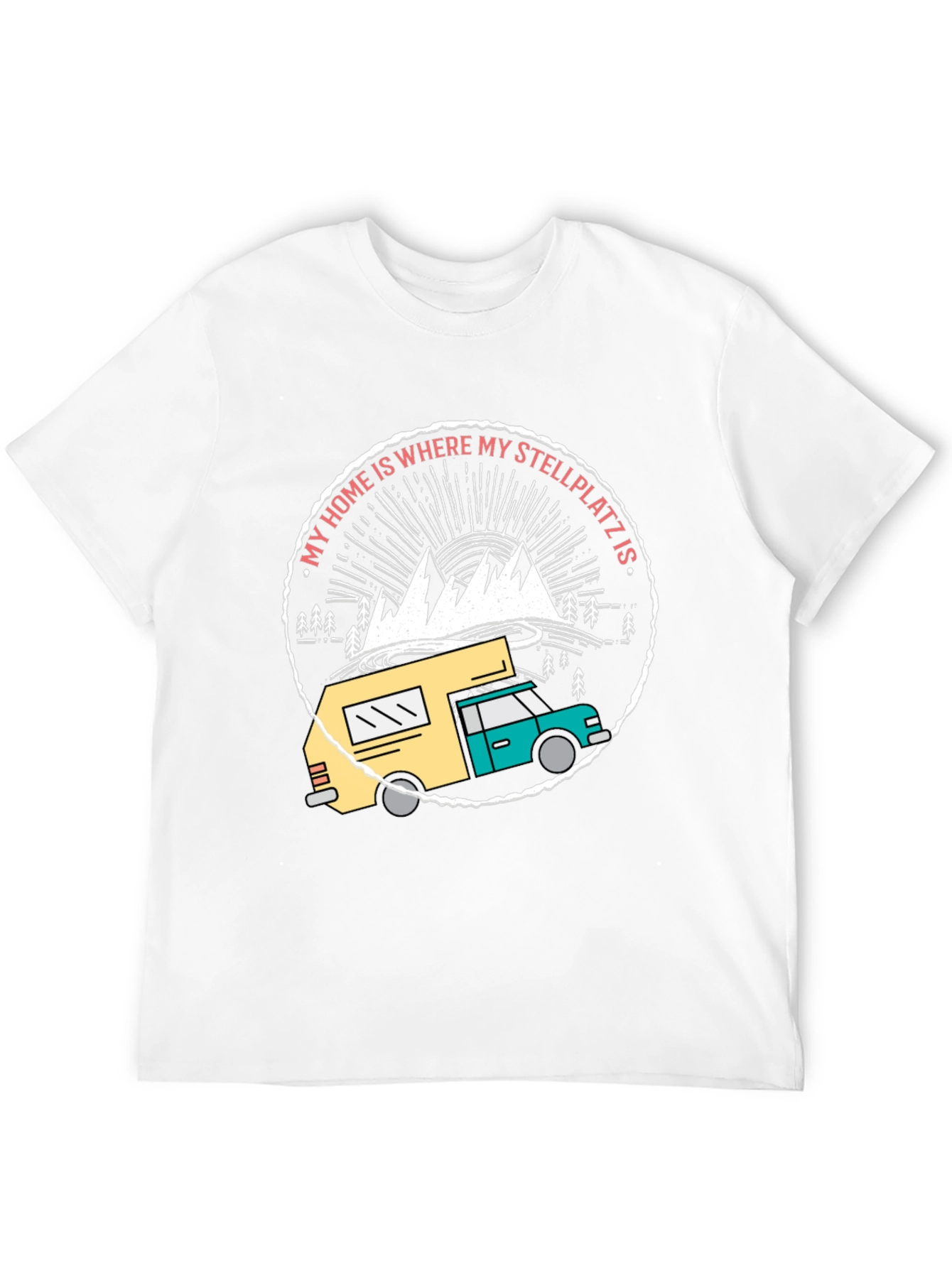 My Home is Where My Stellplatz T-Shirt