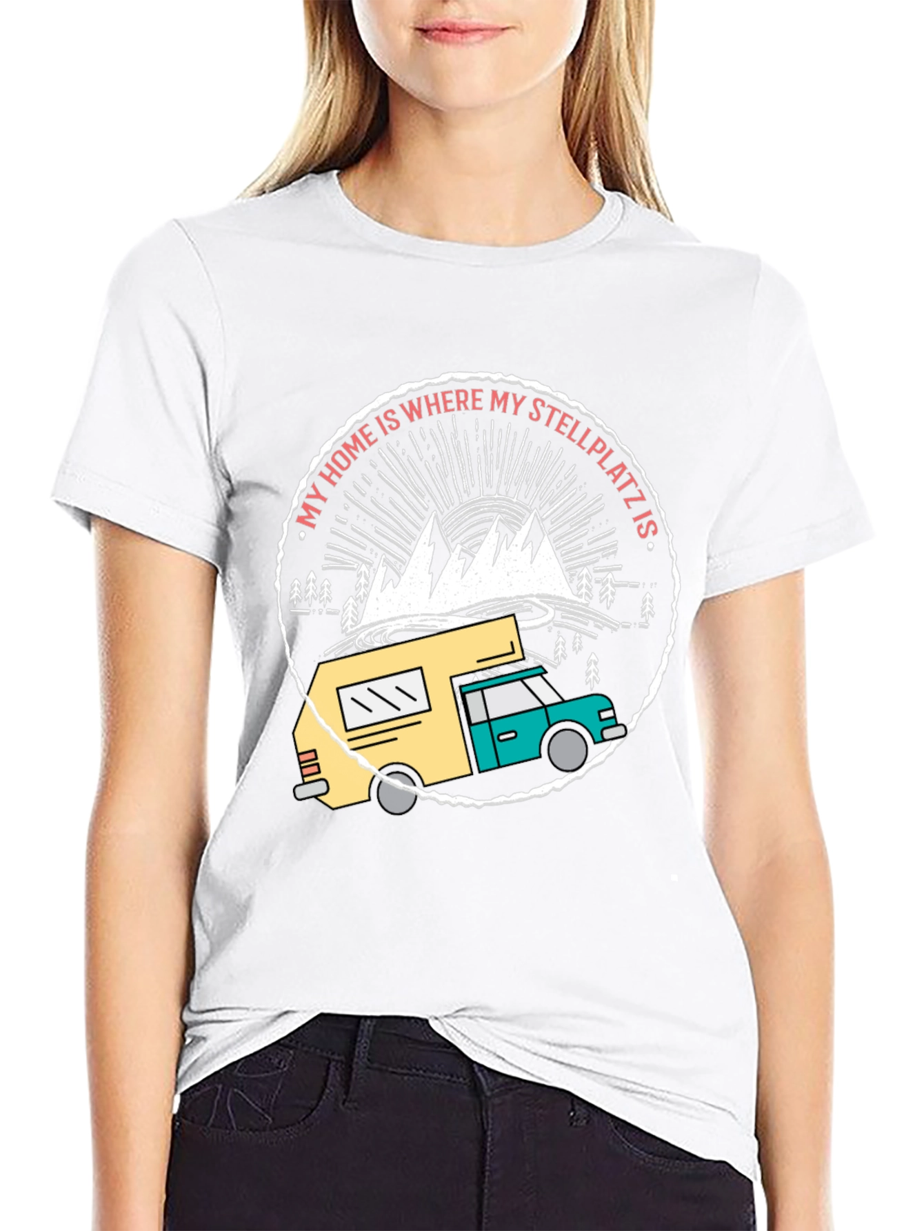 My Home is Where My Stellplatz T-Shirt