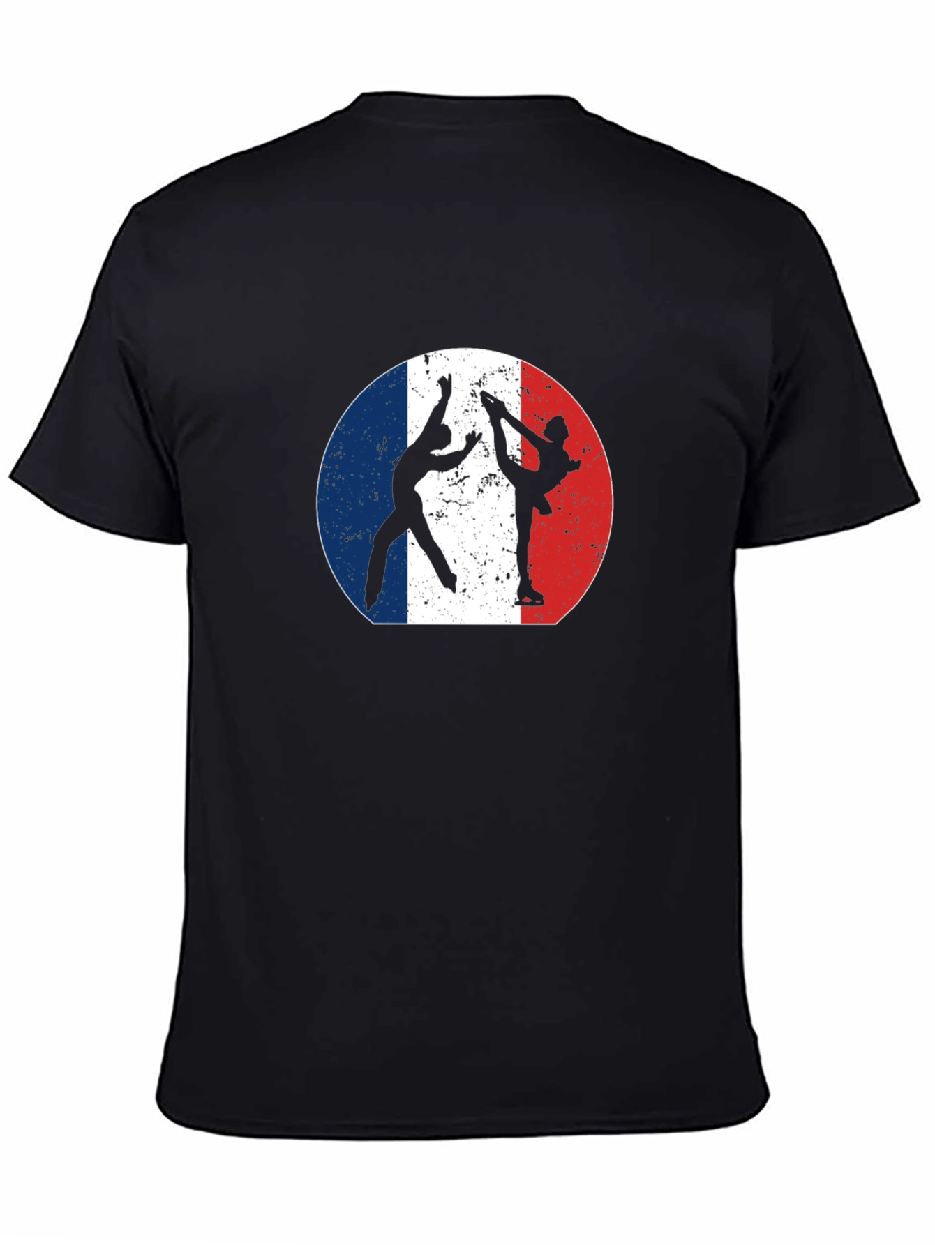 Figure Skating France Flag T-Shirt