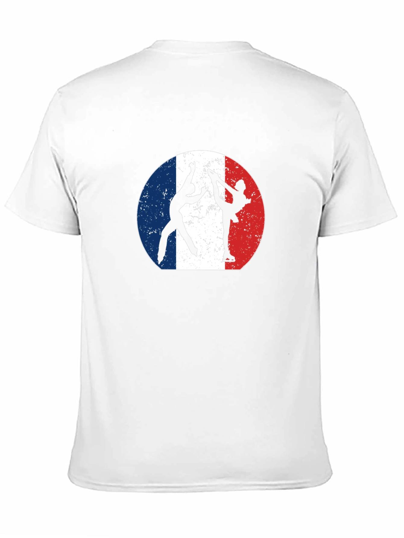 Figure Skating France Flag T-Shirt