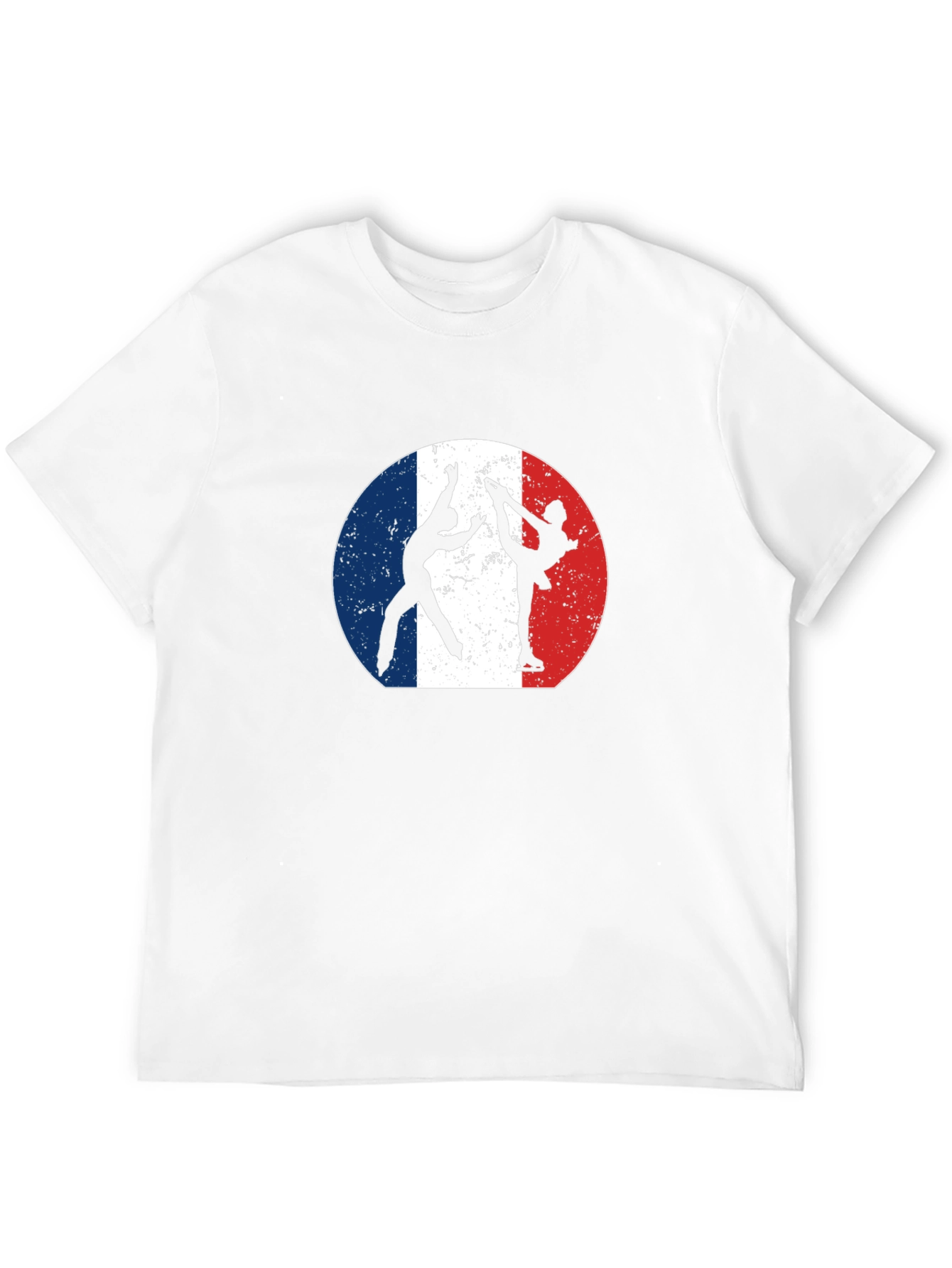 Figure Skating France Flag T-Shirt