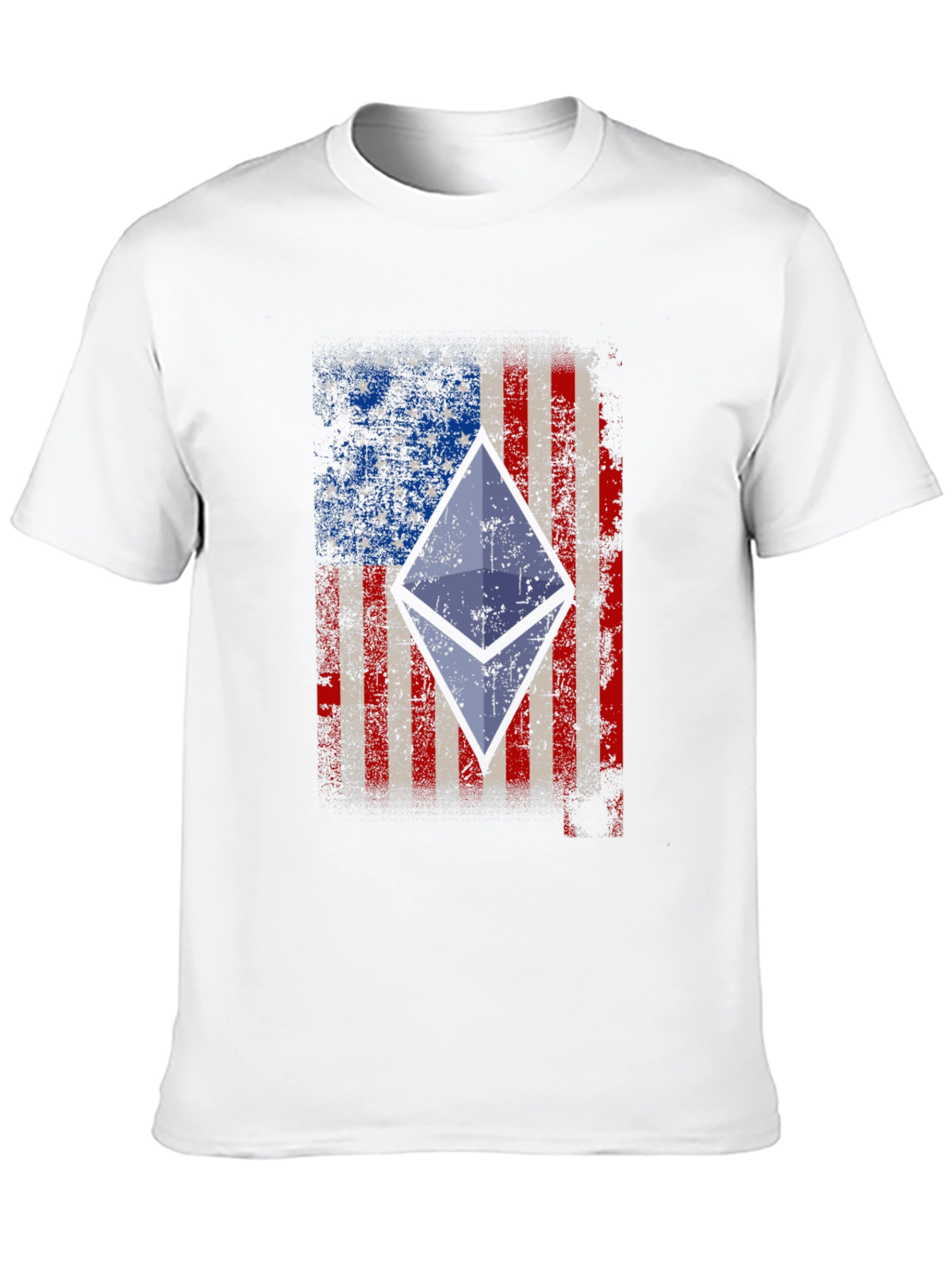 Ethereum American Flag Graphic Tee