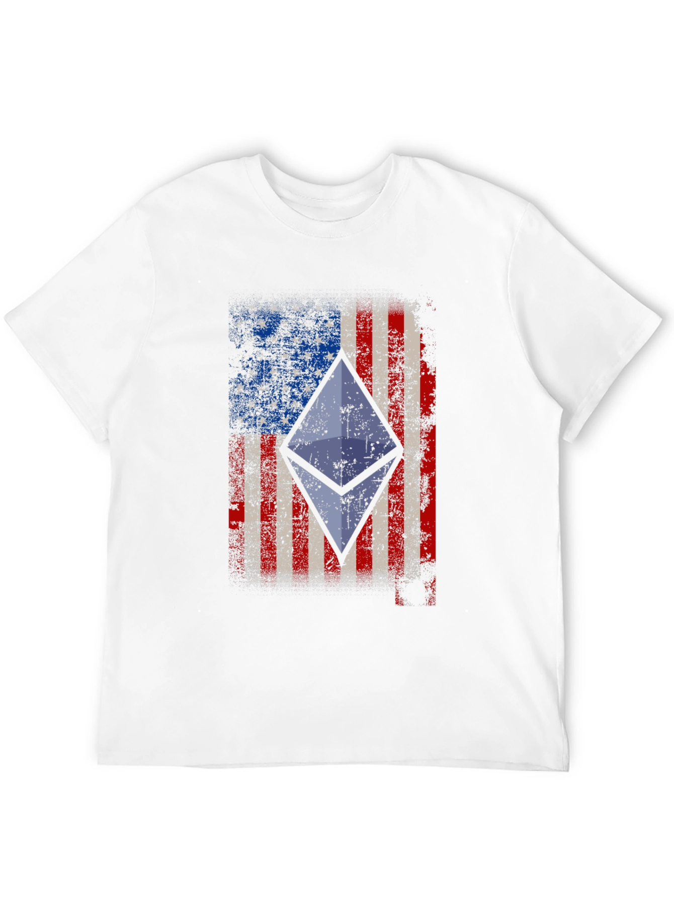 Ethereum American Flag Graphic Tee
