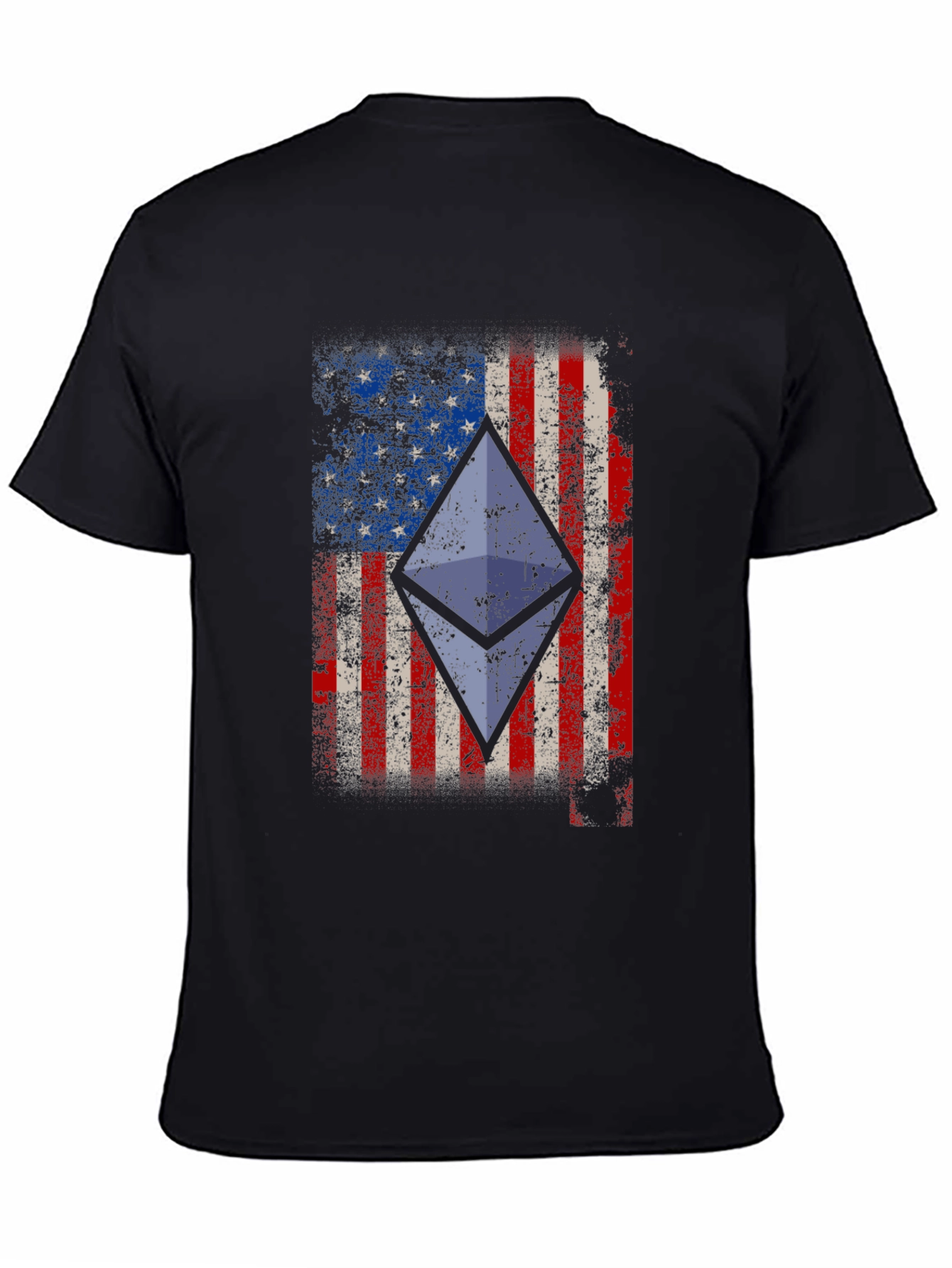 Ethereum American Flag Graphic Tee