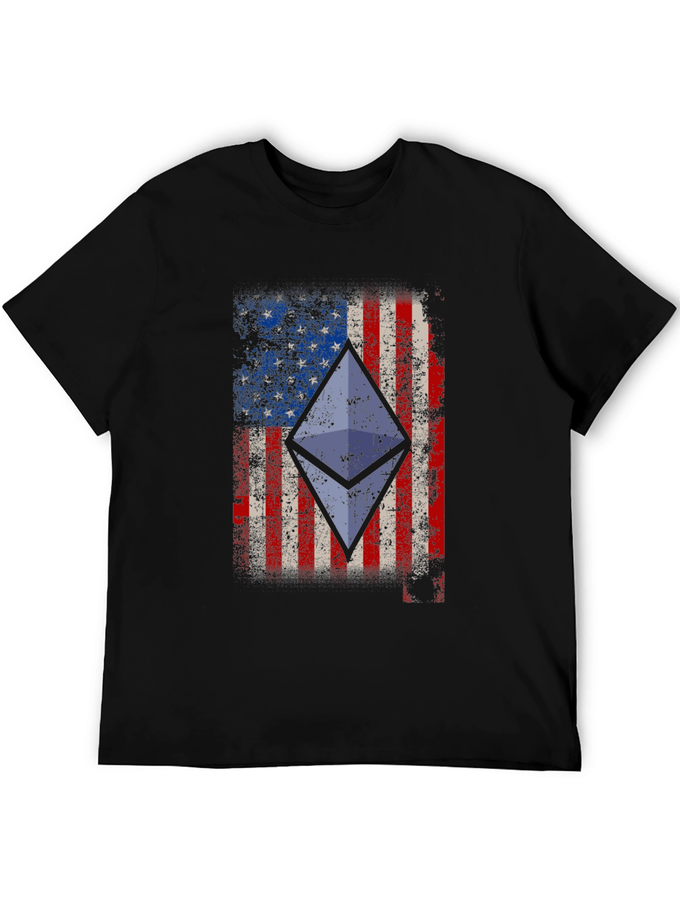 Ethereum American Flag Graphic Tee