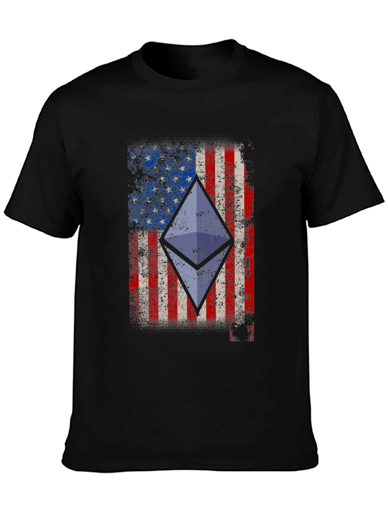 Ethereum American Flag Graphic Tee