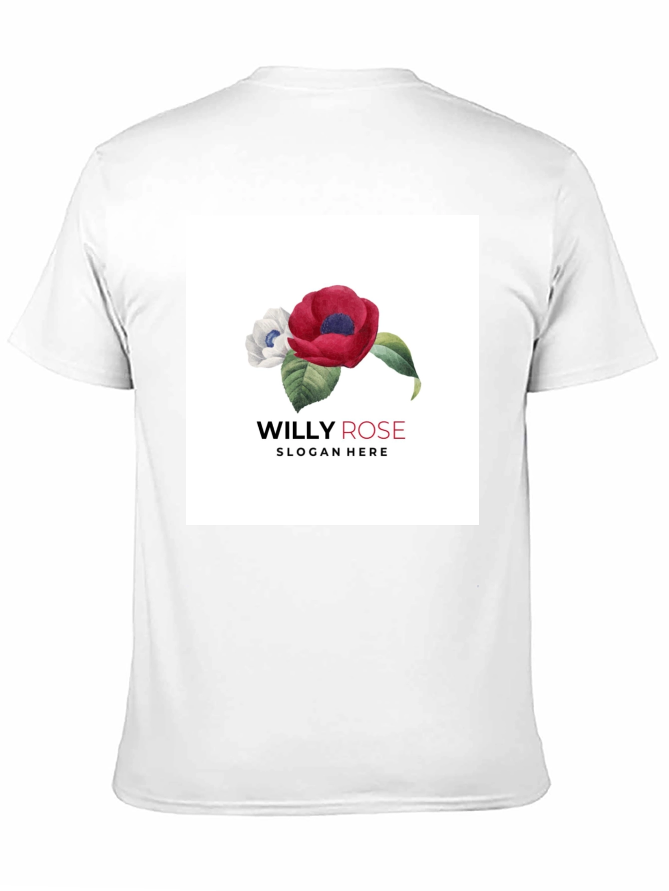Willy Rose Floral Black T-Shirt