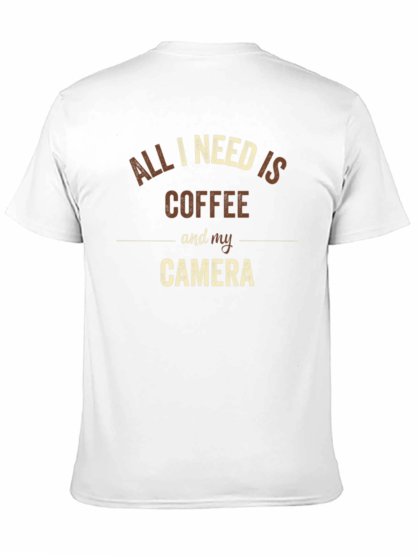 Coffee & Camera Graphic T-Shirt - Photographer Gift