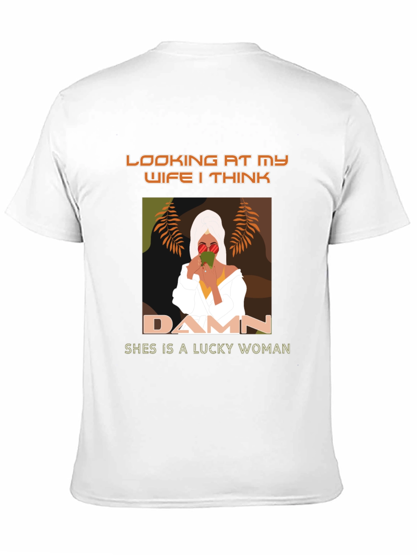 Lucky Wife Graphic Tee - Stylish Mens T-Shirt
