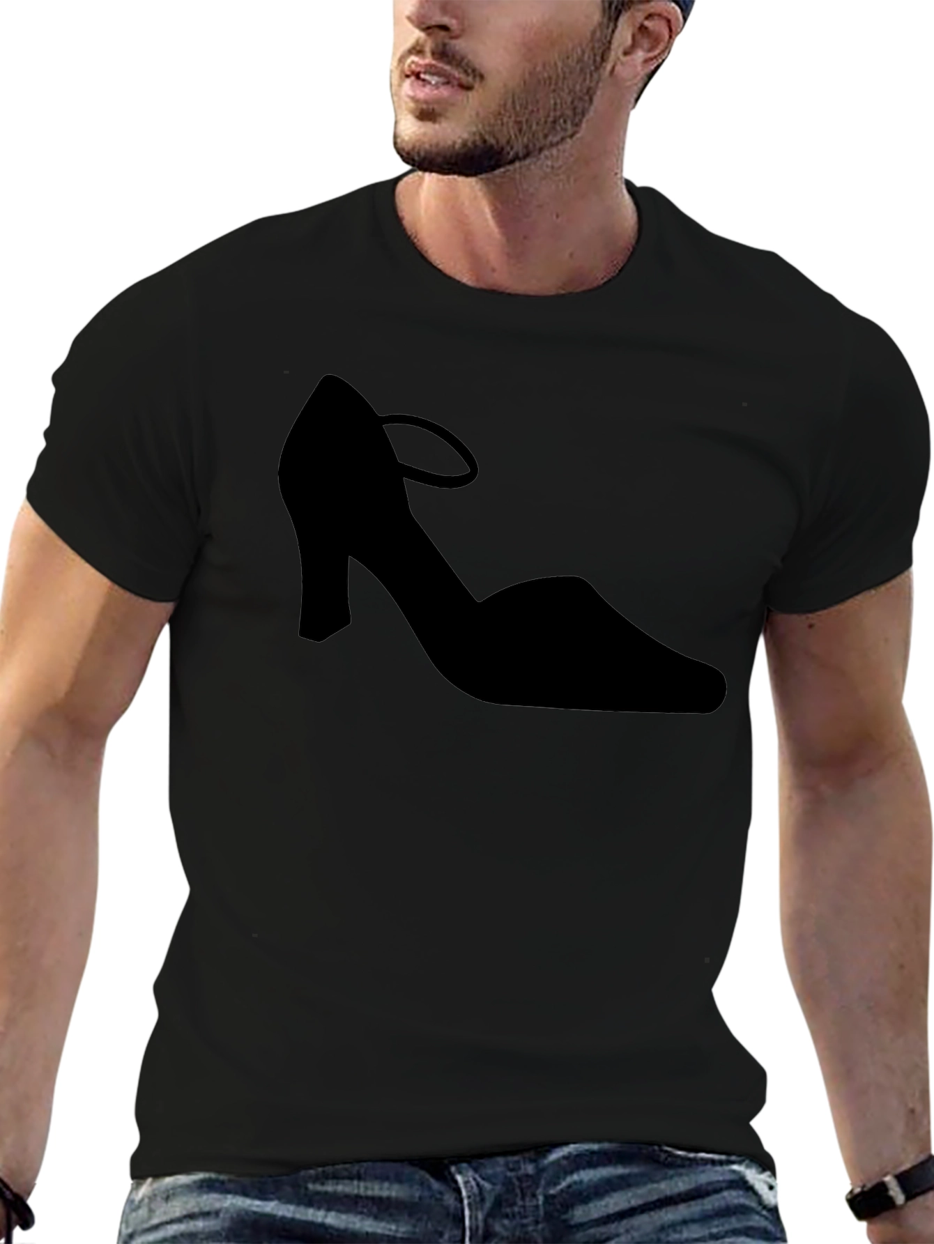 Black Shoe Graphic Tee