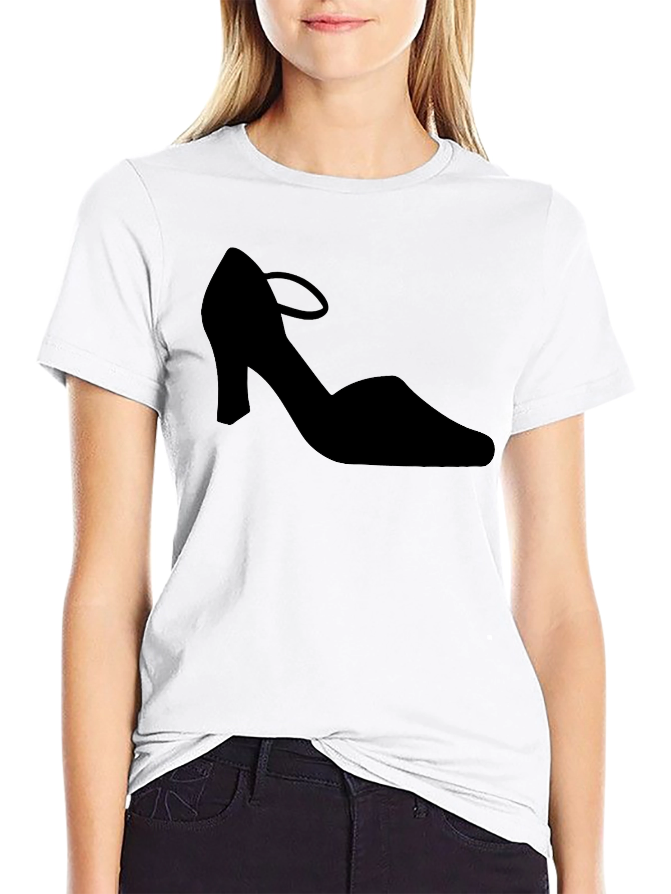 Black Shoe Graphic Tee