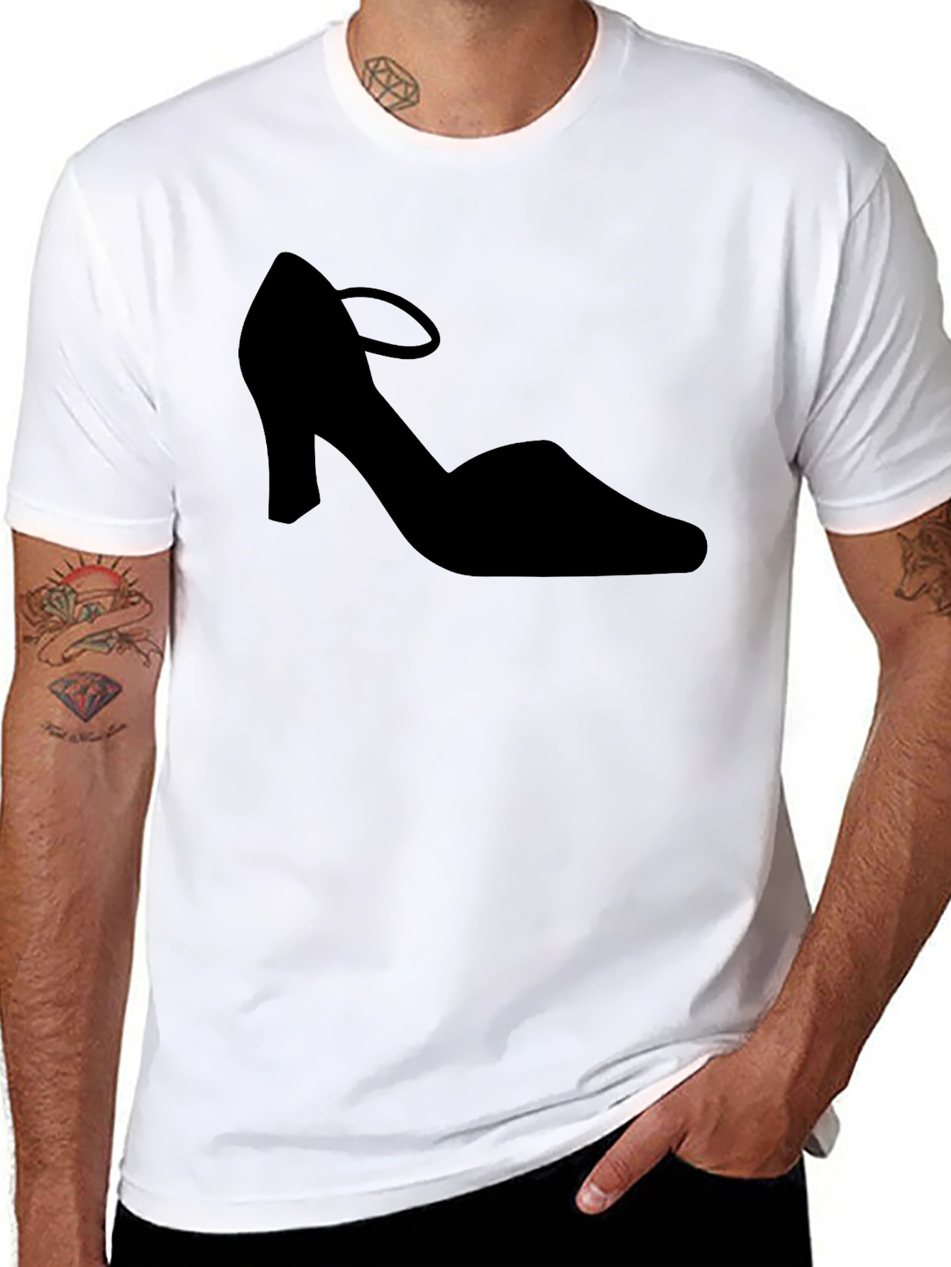 Black Shoe Graphic Tee