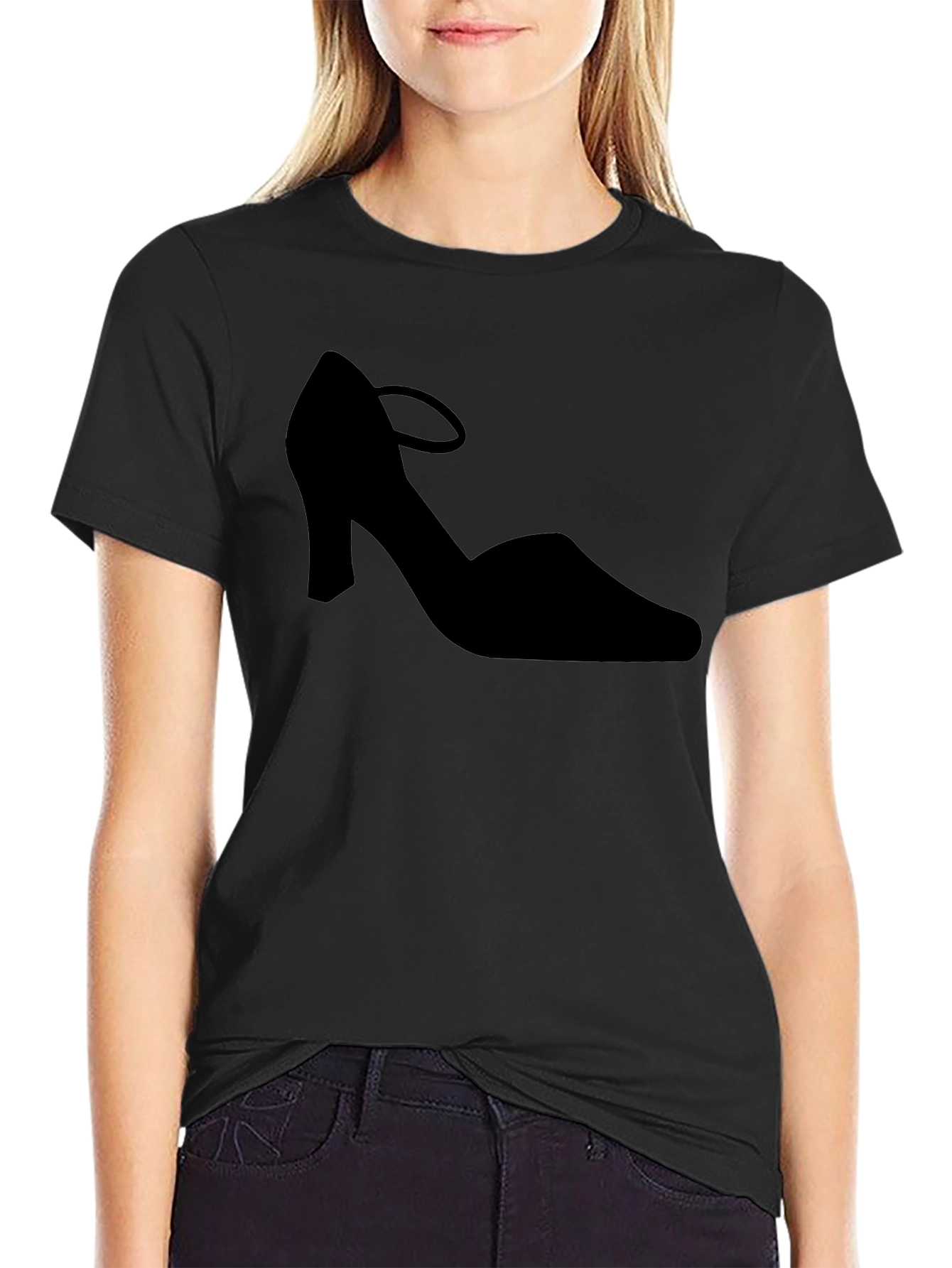 Black Shoe Graphic Tee
