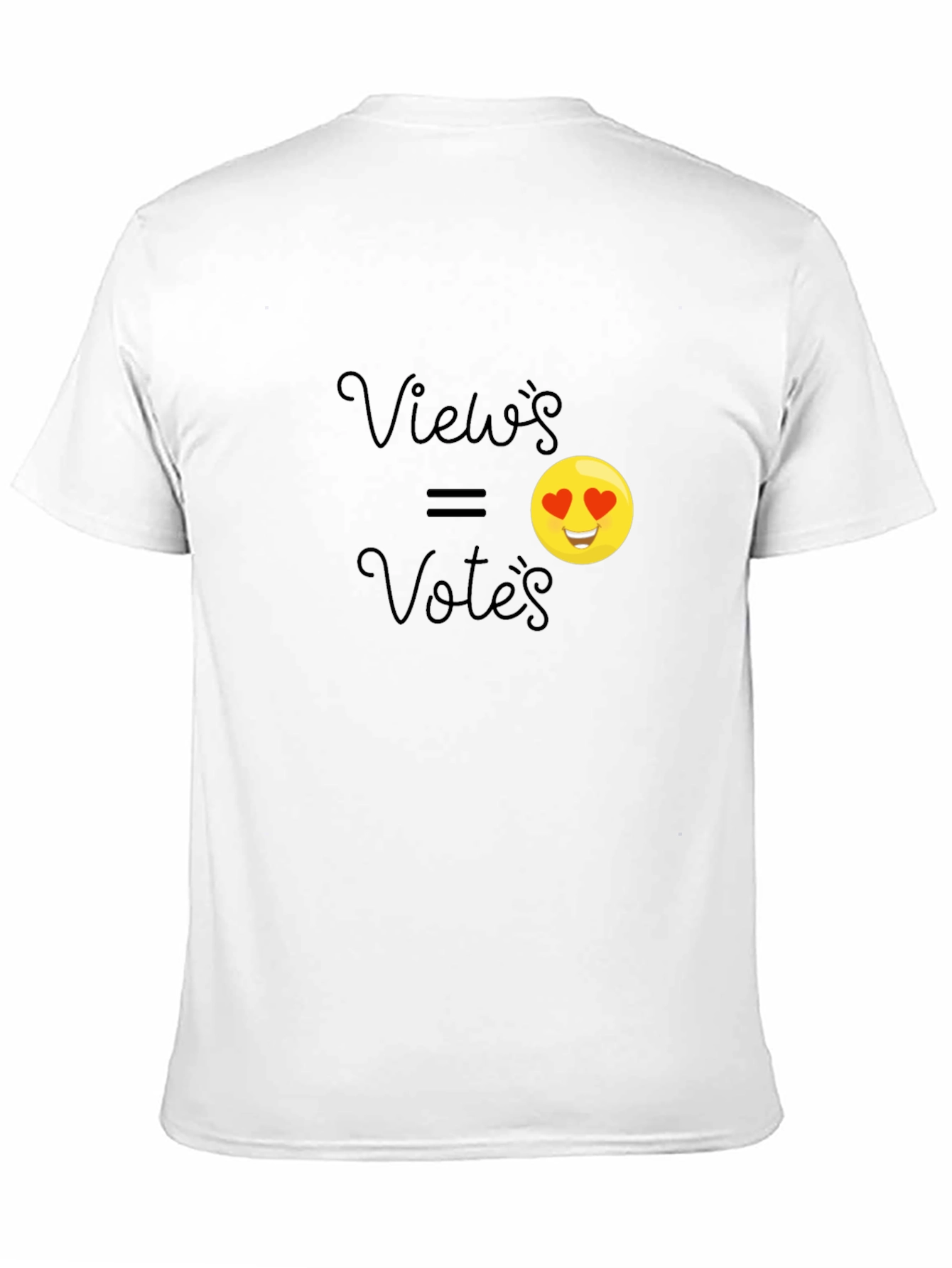 Views Equal Votes Emoji Graphic T-Shirt