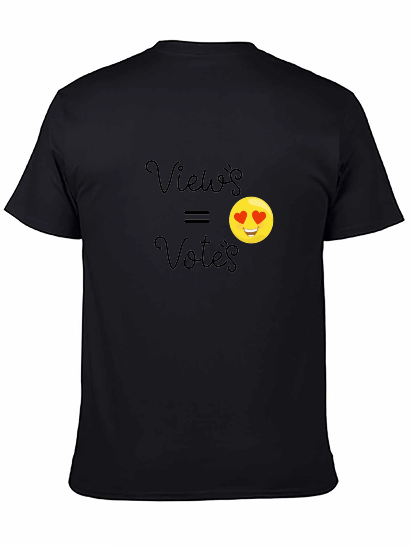 Views Equal Votes Emoji Graphic T-Shirt
