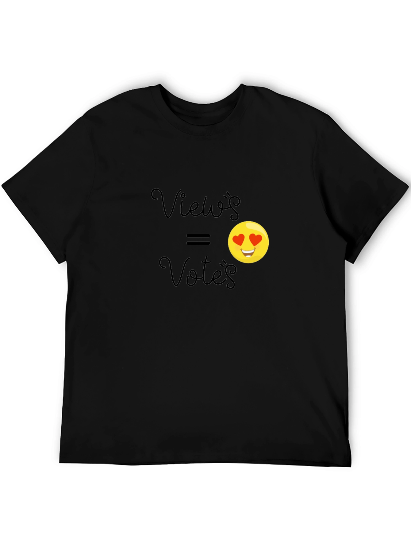 Views Equal Votes Emoji Graphic T-Shirt