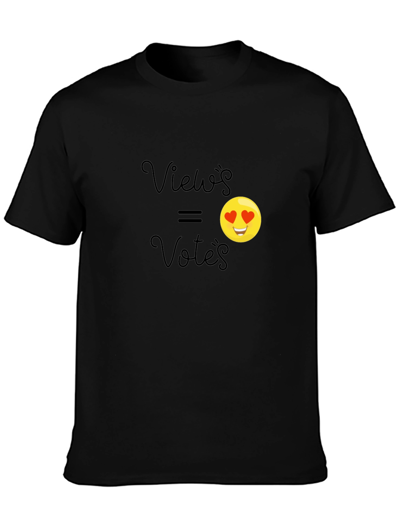 Views Equal Votes Emoji Graphic T-Shirt
