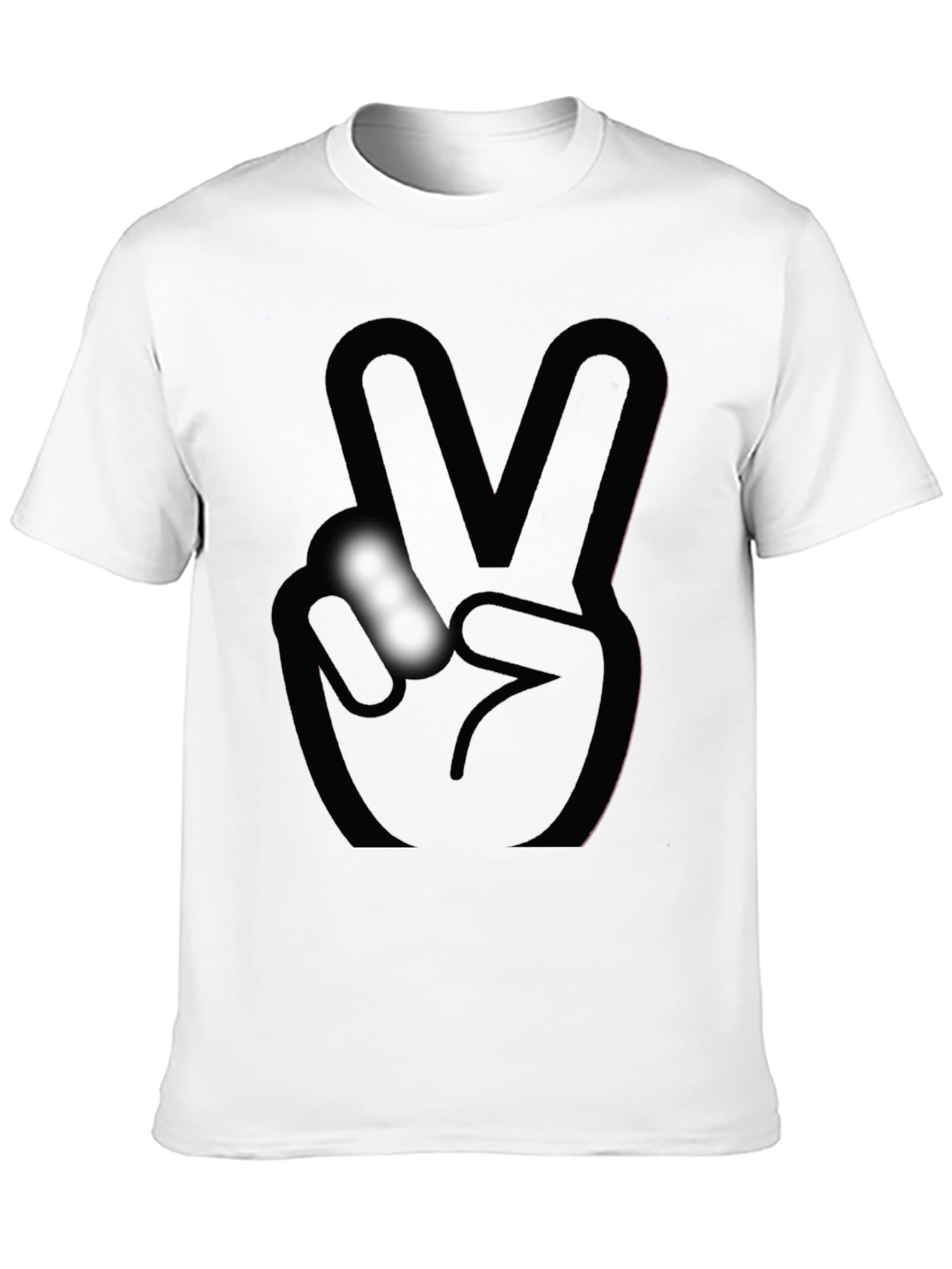 Peace Sign Black T-Shirt - Stylish and Comfortable