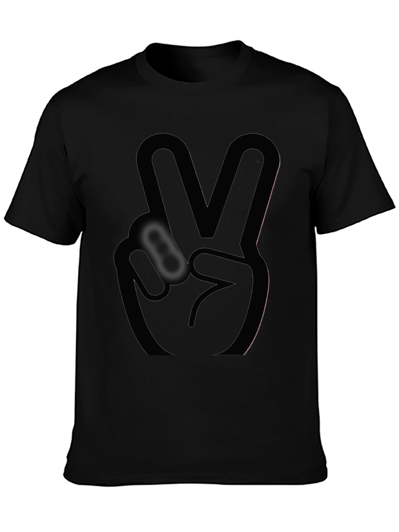 Peace Sign Black T-Shirt - Stylish and Comfortable