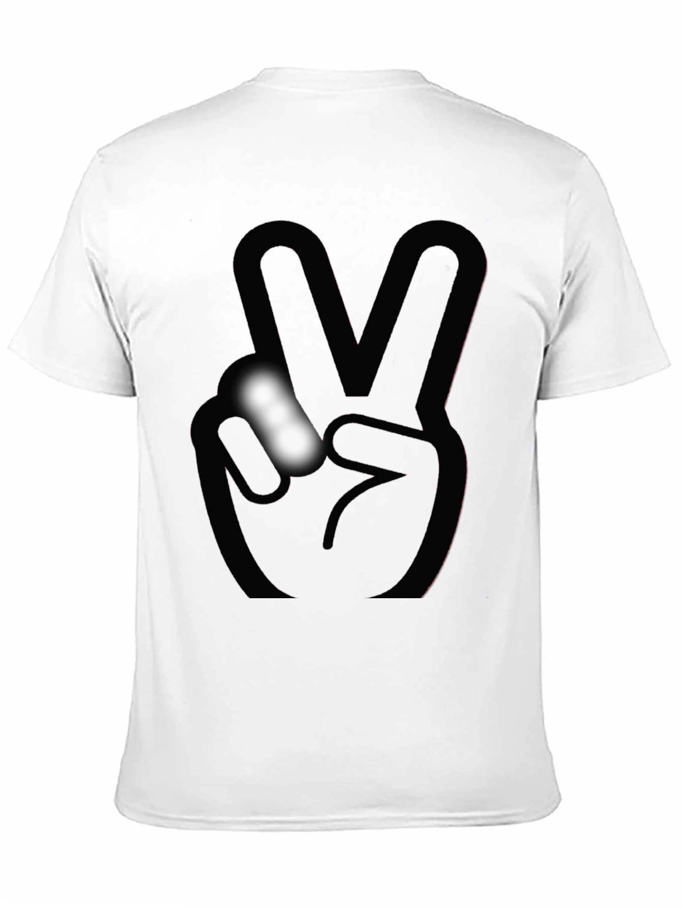 Peace Sign Black T-Shirt - Stylish and Comfortable