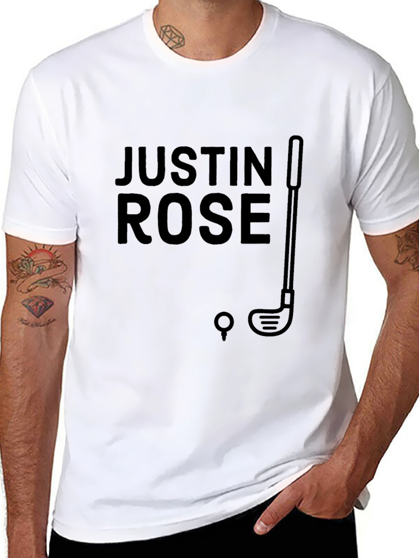 Justin Rose Golf T-Shirt - Classic Golf Fan Tee