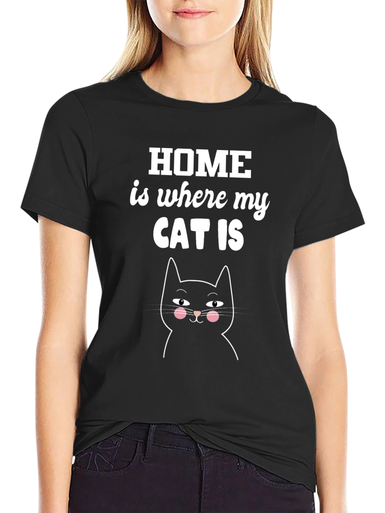 Home is Where My Cat Is T-Shirt