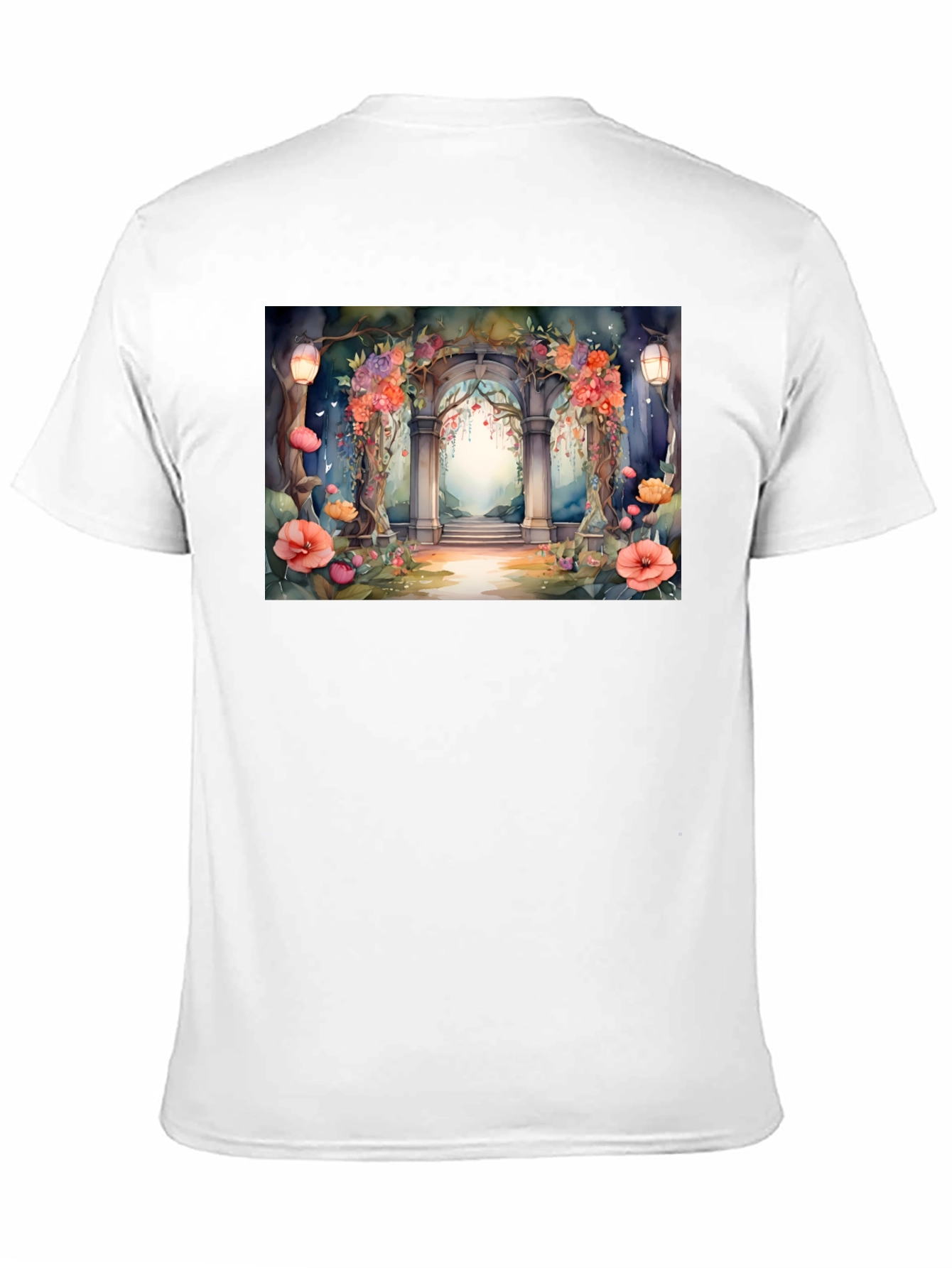 Floral Archway T-Shirt - Nature Inspired Graphic Tee