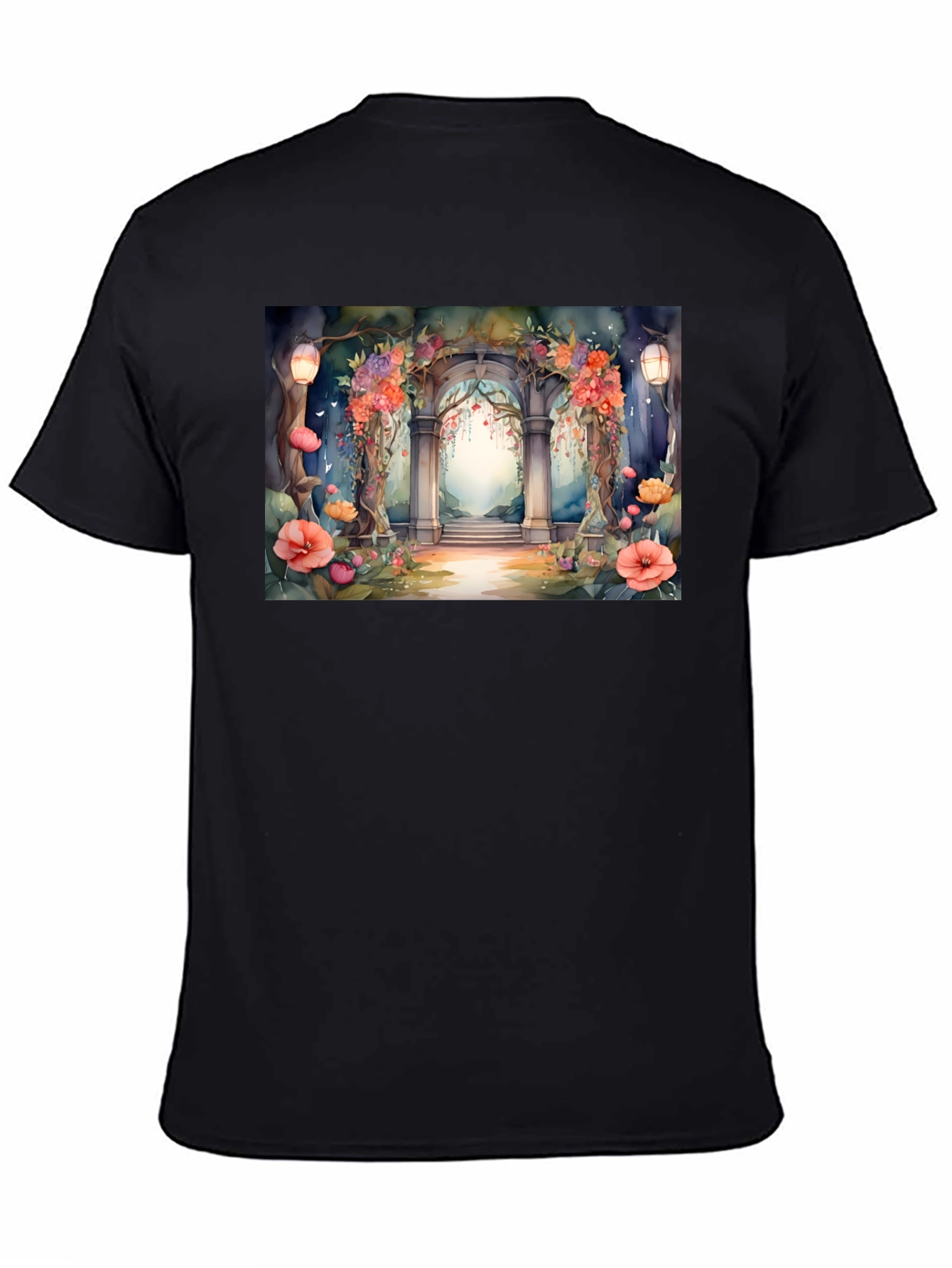 Floral Archway T-Shirt - Nature Inspired Graphic Tee