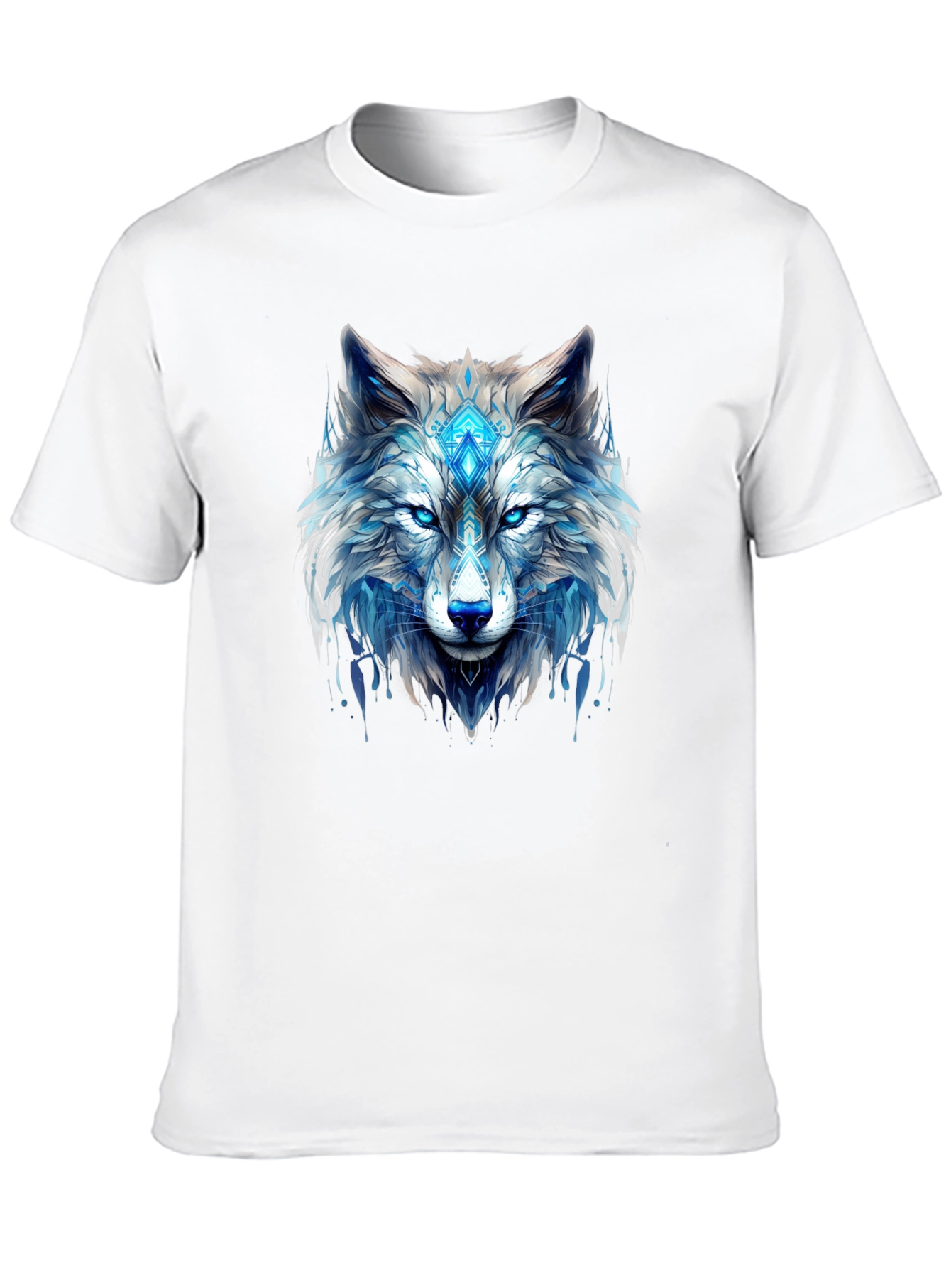 Cool Wolf Graphic Black T-Shirt
