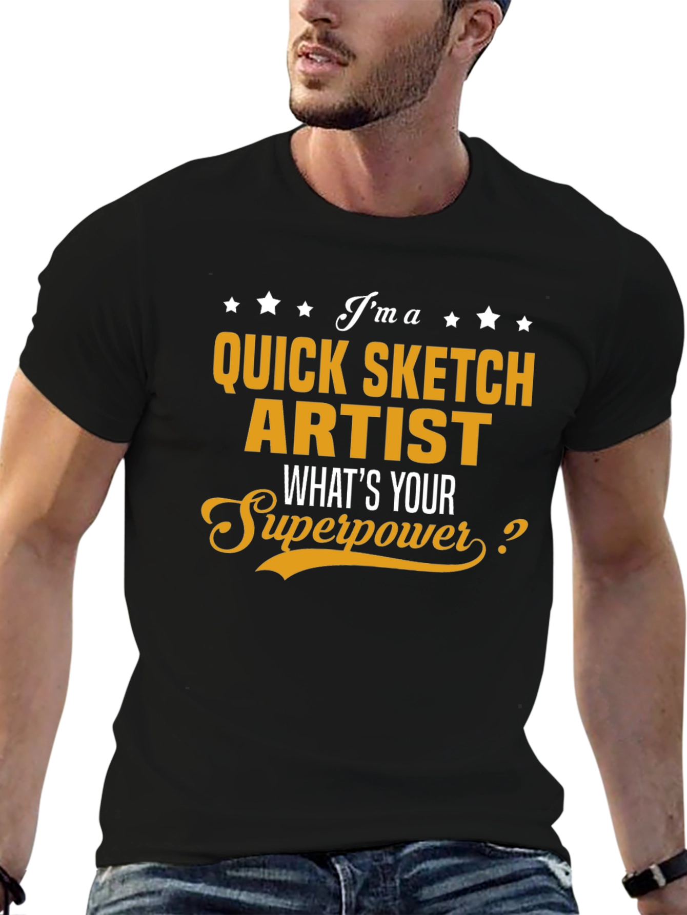 Quick Sketch Artist Superpower T-Shirt
