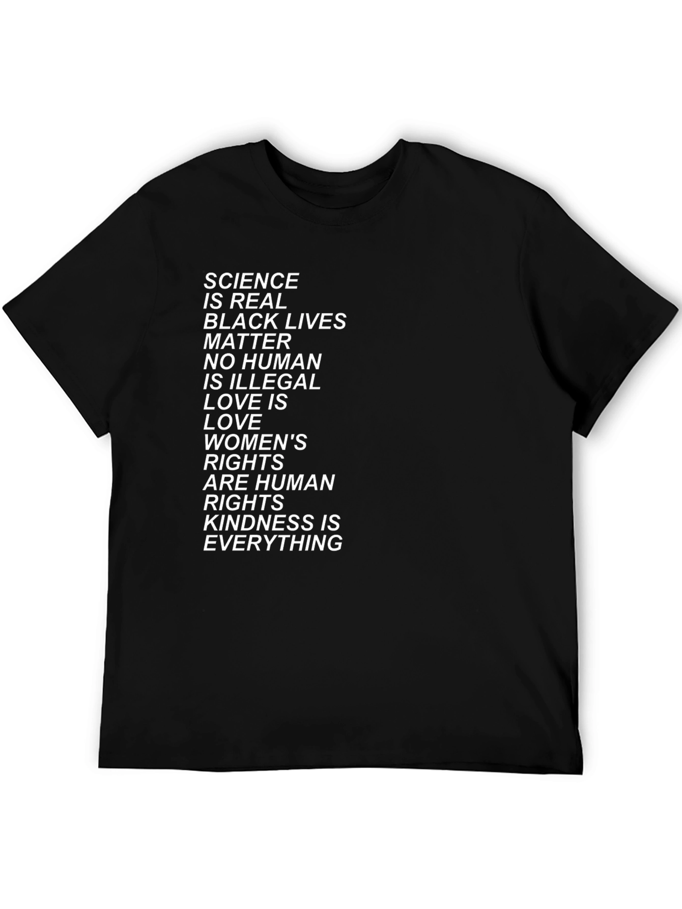 Equality & Kindness Black T-Shirt