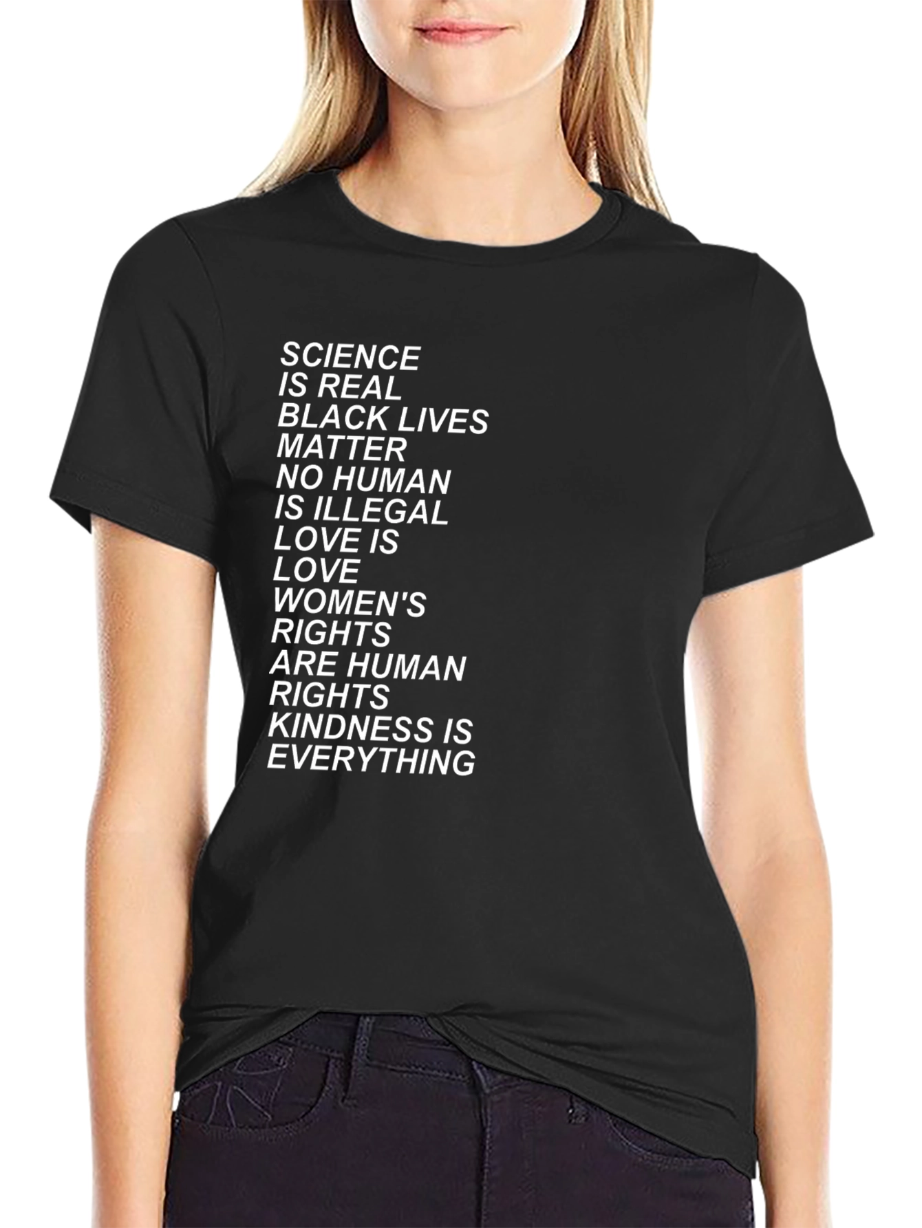 Equality & Kindness Black T-Shirt