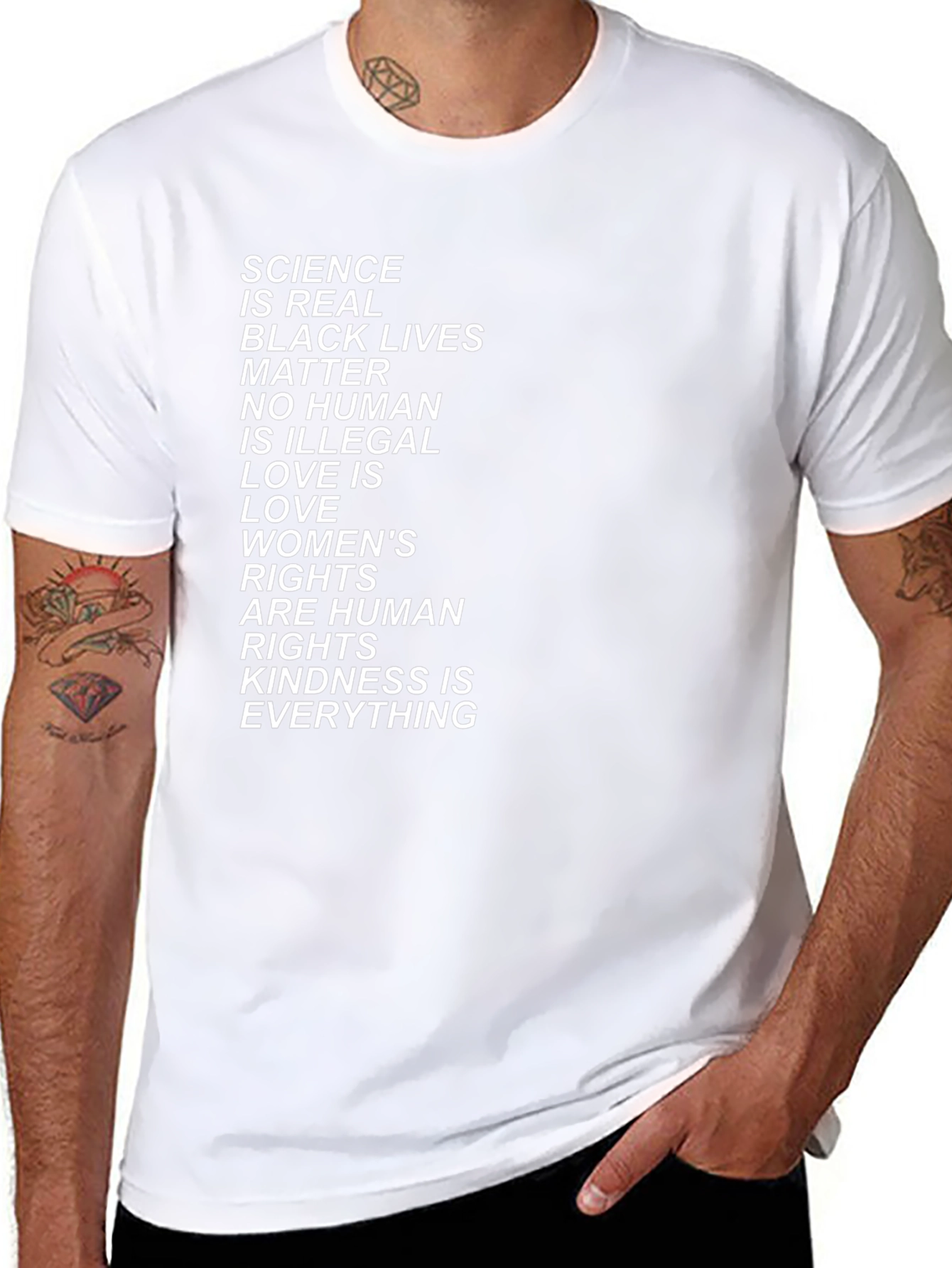 Equality & Kindness Black T-Shirt