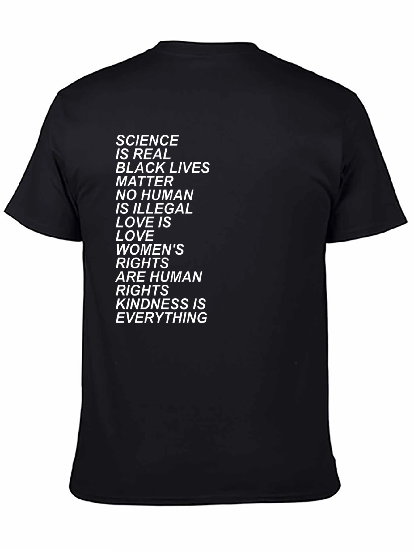 Equality & Kindness Black T-Shirt