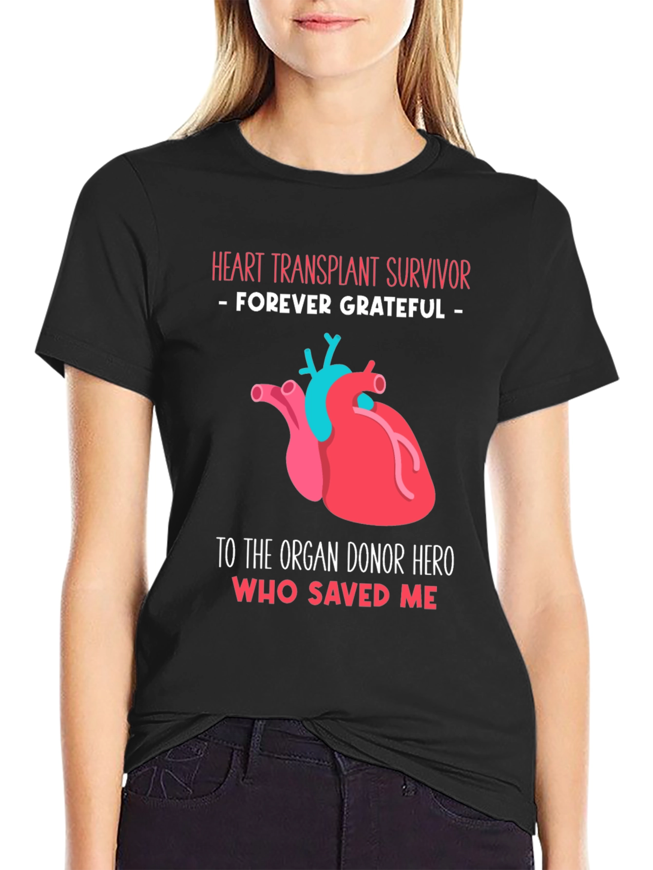 Heart Transplant Survivor Graphic T-Shirt