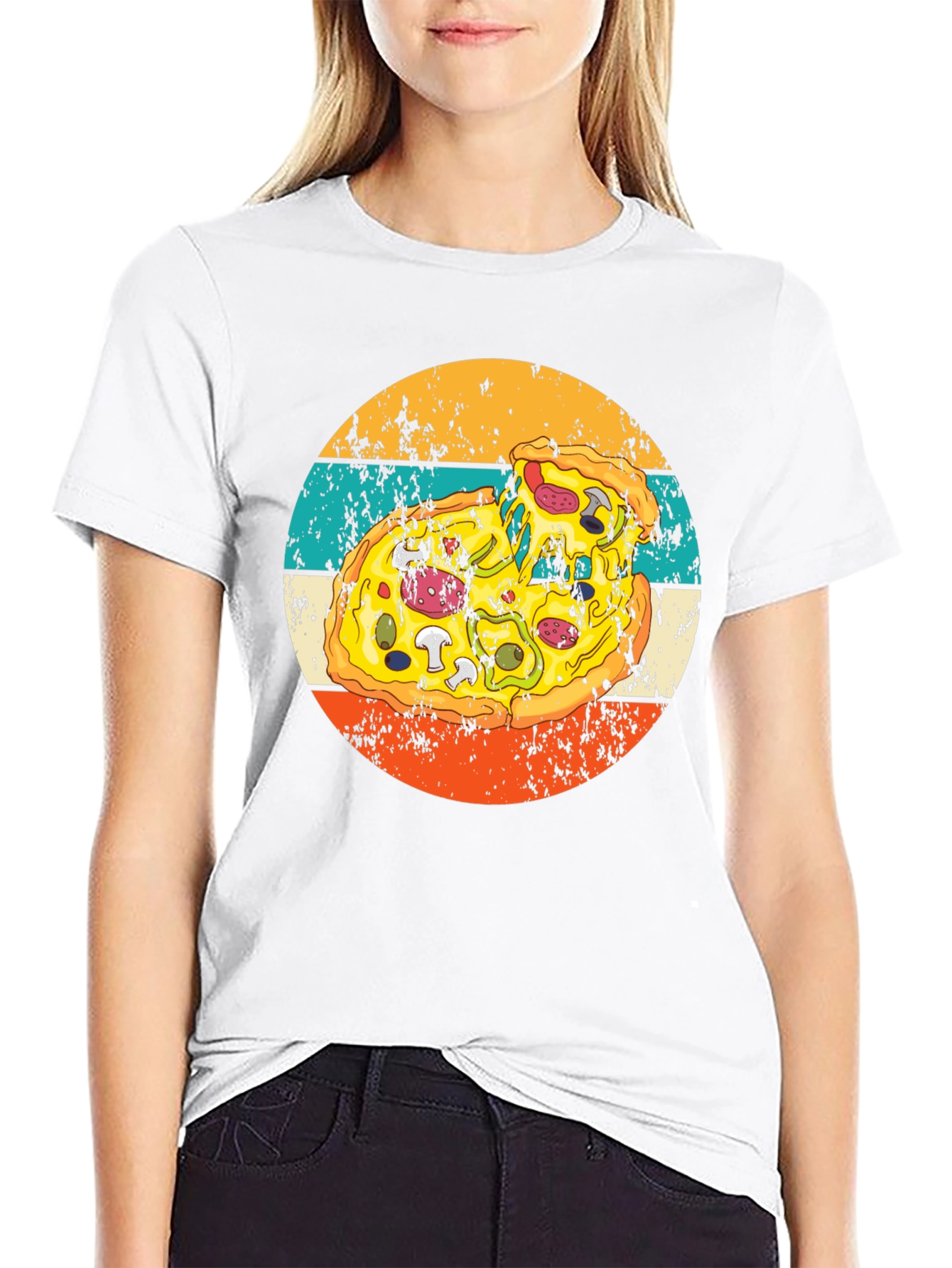 Retro Pizza Graphic Tee
