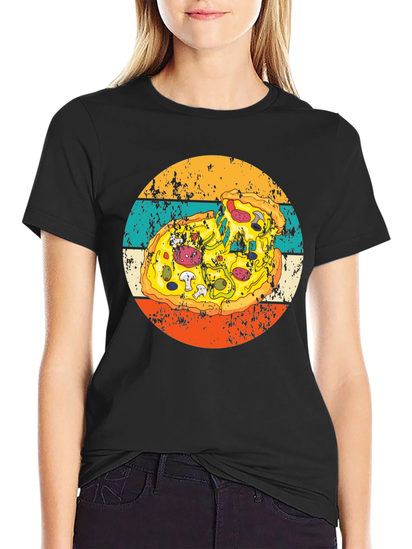 Retro Pizza Graphic Tee