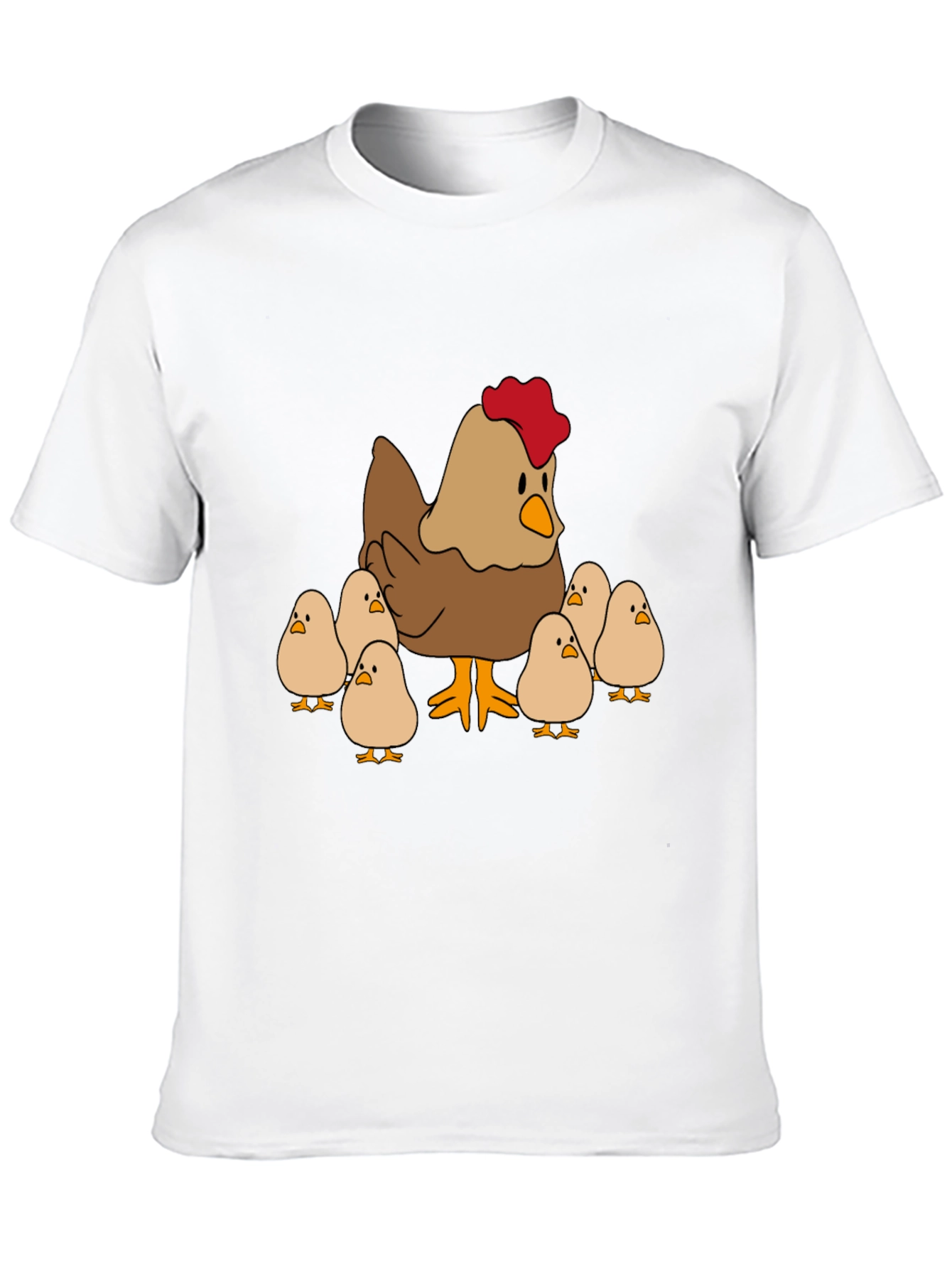 Cute Chicken and Chicks Graphic Tee