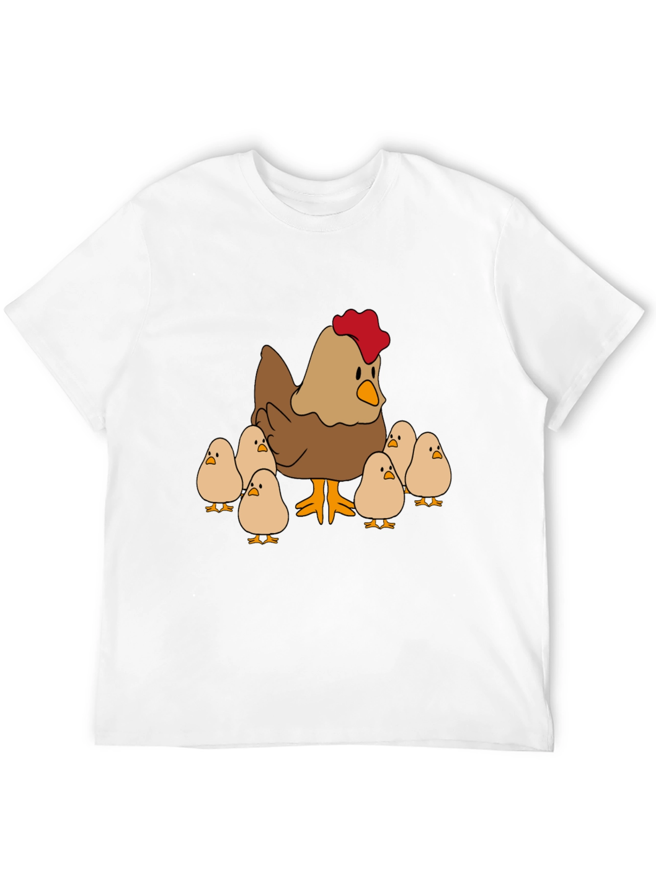 Cute Chicken and Chicks Graphic Tee